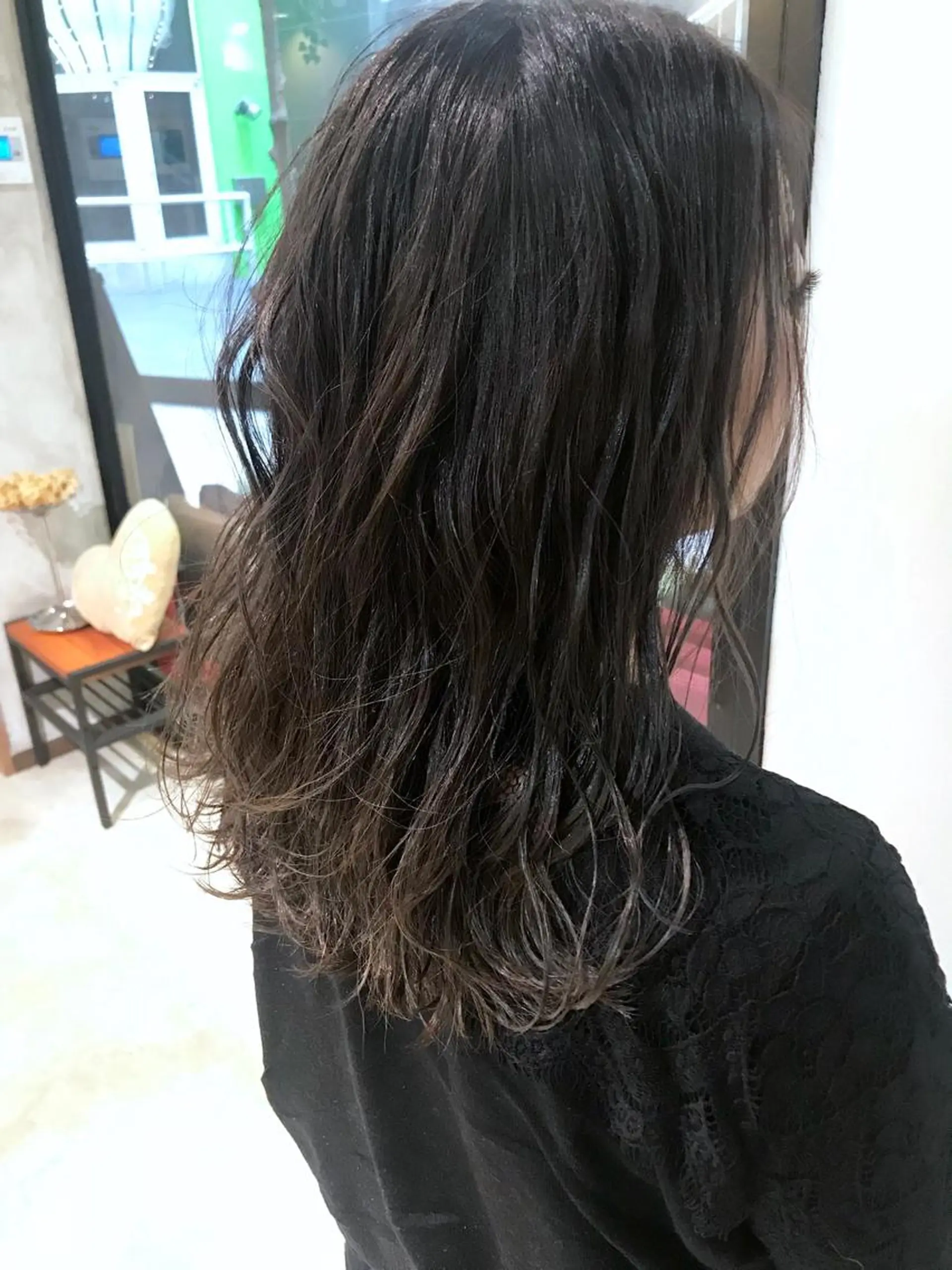 ロング カラー アッシュ カット ヘアカラー トリートメント 松村 崇弘のヘアスタイル