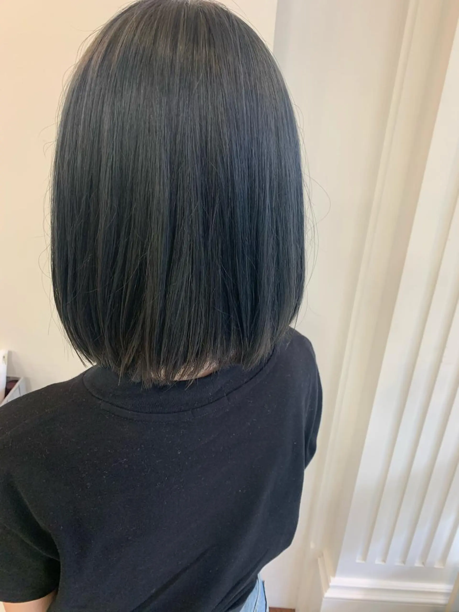 ミディアム カラー 縮毛矯正 トリートメント 半個室サロン/透明感 /艶髪♡岸上 温♡のヘアスタイル