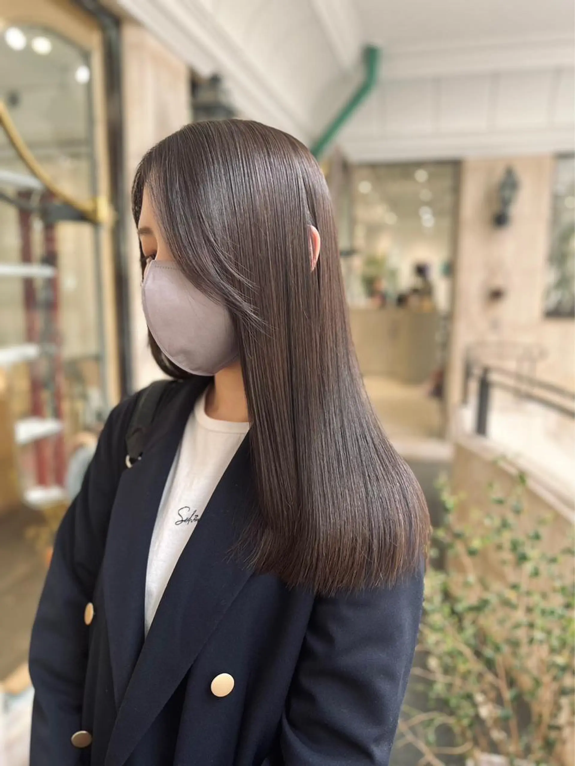ロング カラー ブリーチ ダブルカラー ハイライトカラー ブリーチなしカラー ハイライト 艶髪/髪質改善/ NATSUKI🍯のヘアスタイル