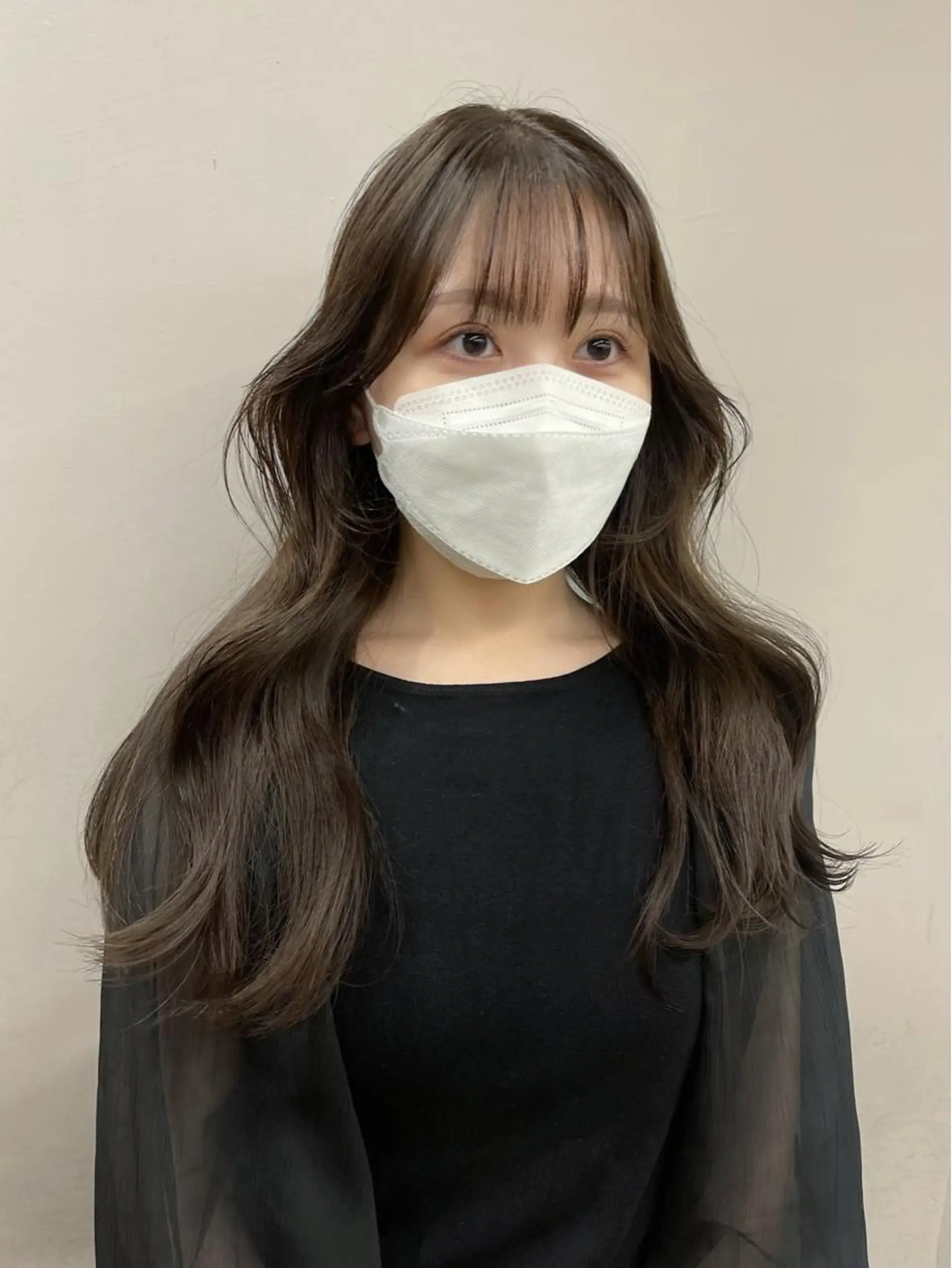 ロング くびれヘア 韓国風ヘア ロング ヘアセット 👑ショート/ボブ 縮毛矯正錦糸町ヒガシのヘアスタイル