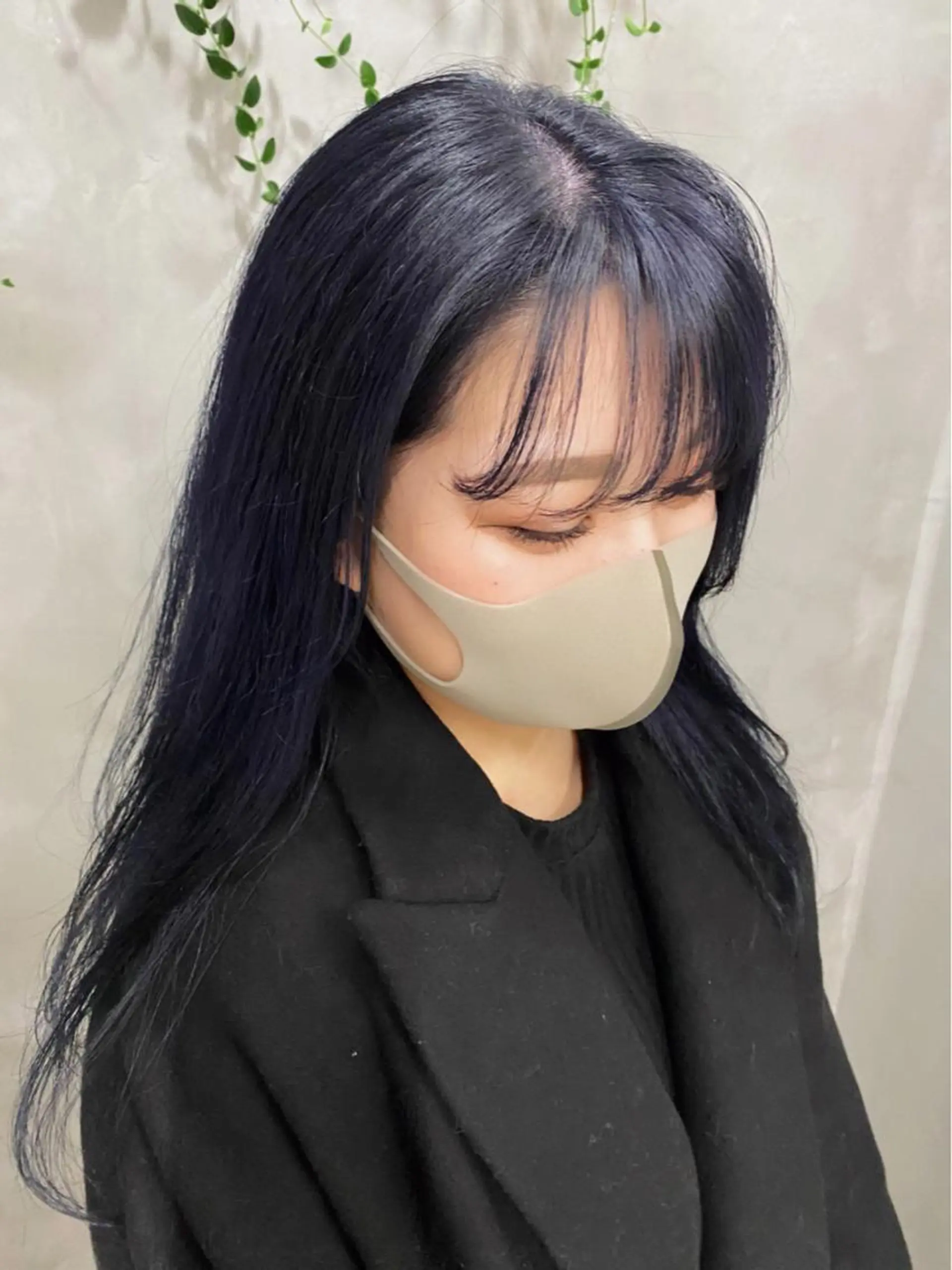 セミロング カラー パープルカラー ブリーチ/似合わせ Kaito🦕/栄のヘアスタイル