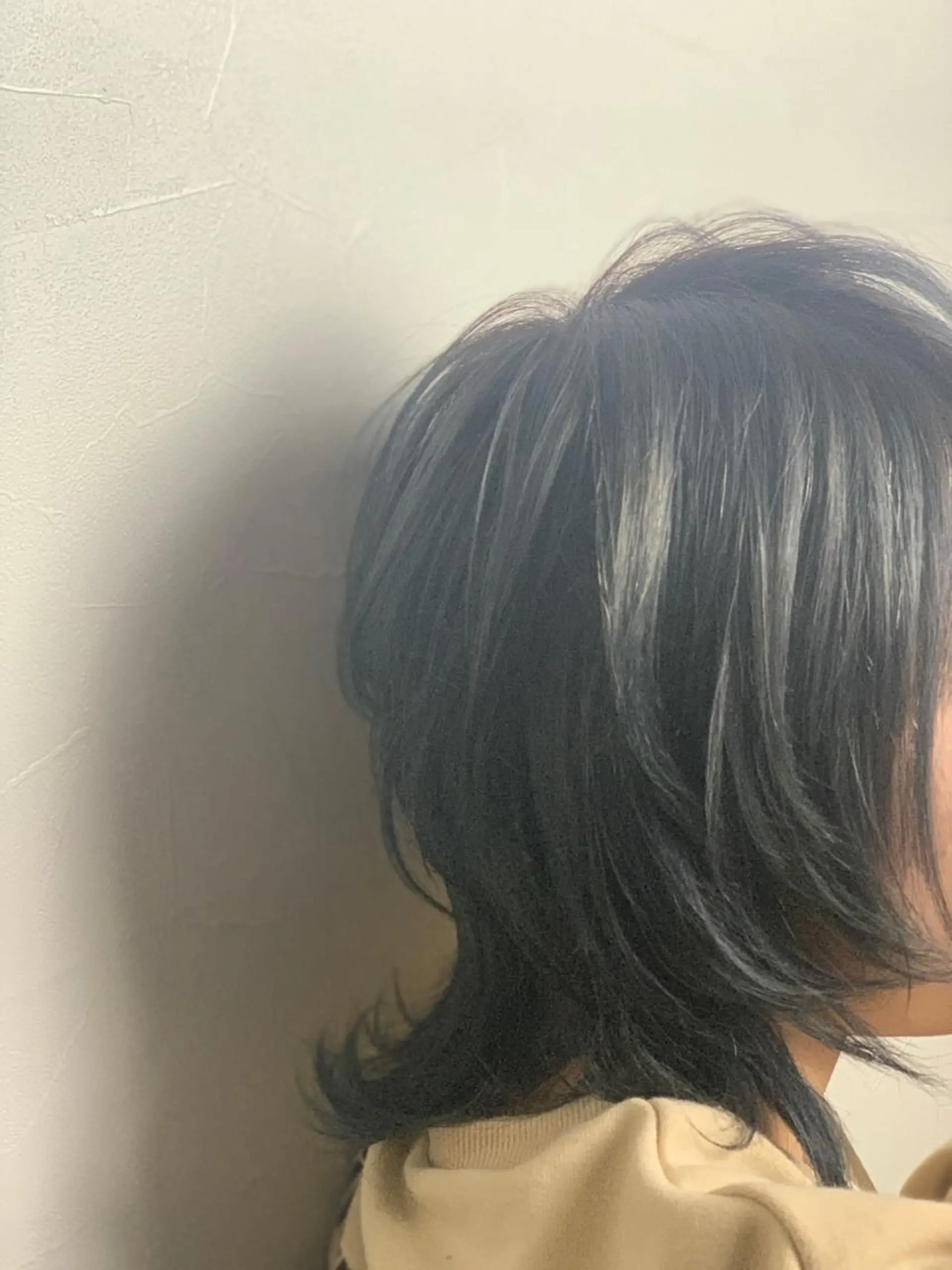 ショート カラー ブルーカラー シルバー ウルフカット ヘアカラー トリートメント ✂️大門 巧✂️ LAFF難波店のヘアスタイル