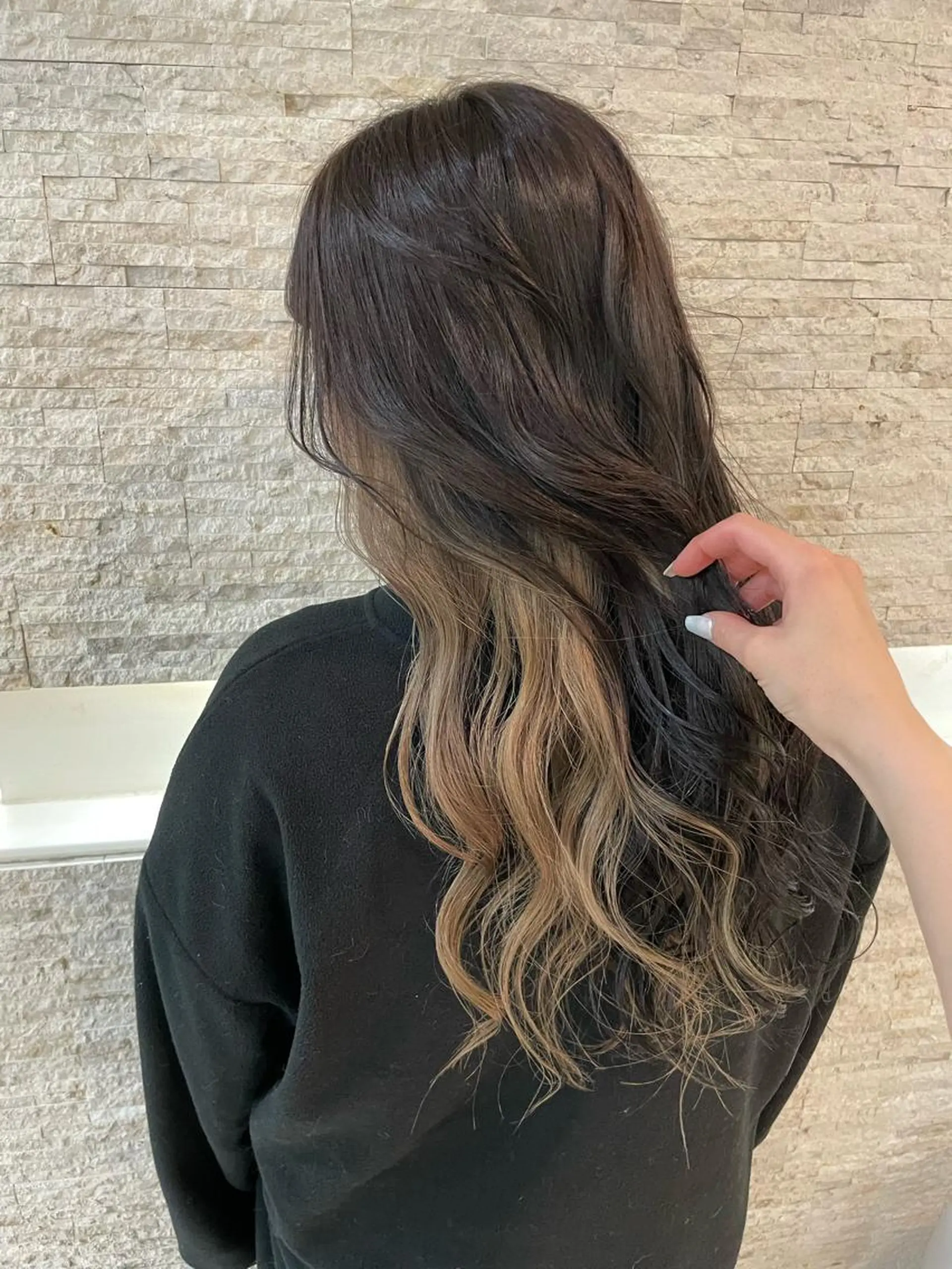 ロング 🌹門奈🌹髪質改善 /透明感カラーのヘアスタイル