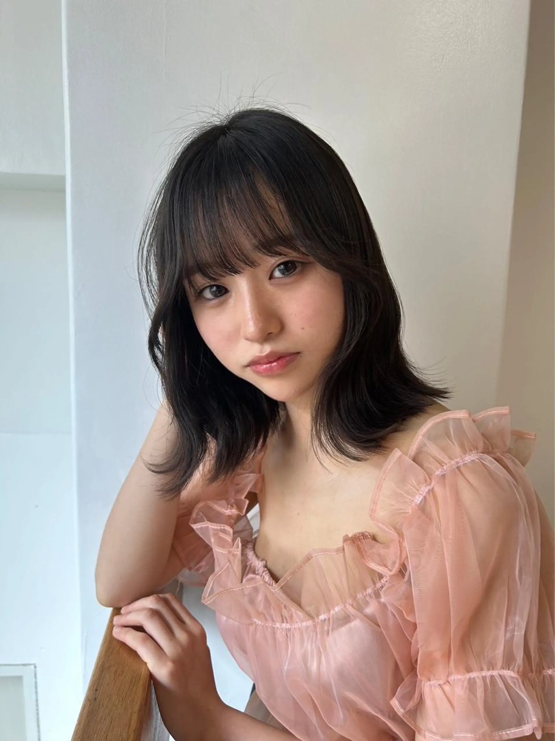 ミディアム くびれヘア amoretto miyuのヘアスタイル
