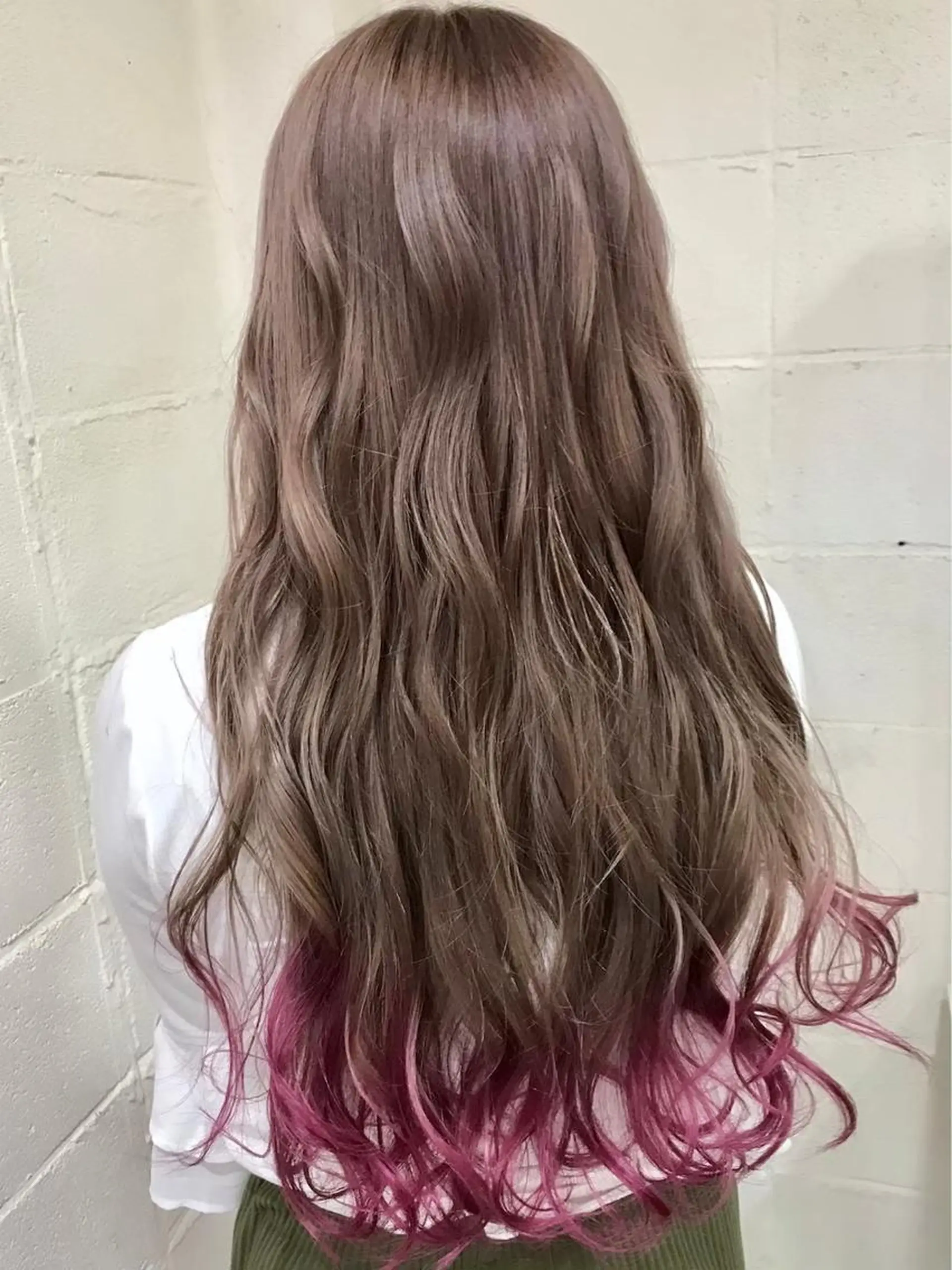 ロング カラー 🫧縮毛矯正特化🫧 クシビキマユノ🐣のヘアスタイル