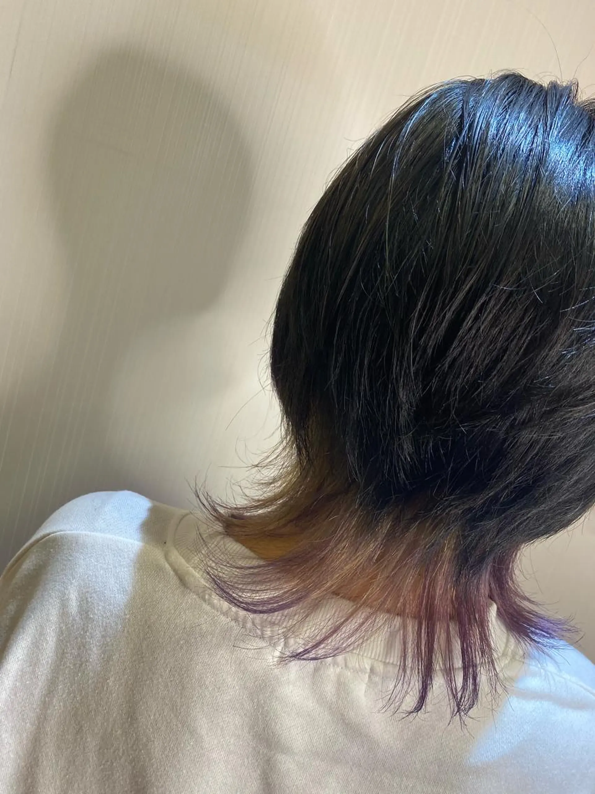 ミディアム ウルフカット カット サイトウ ナツキのヘアスタイル