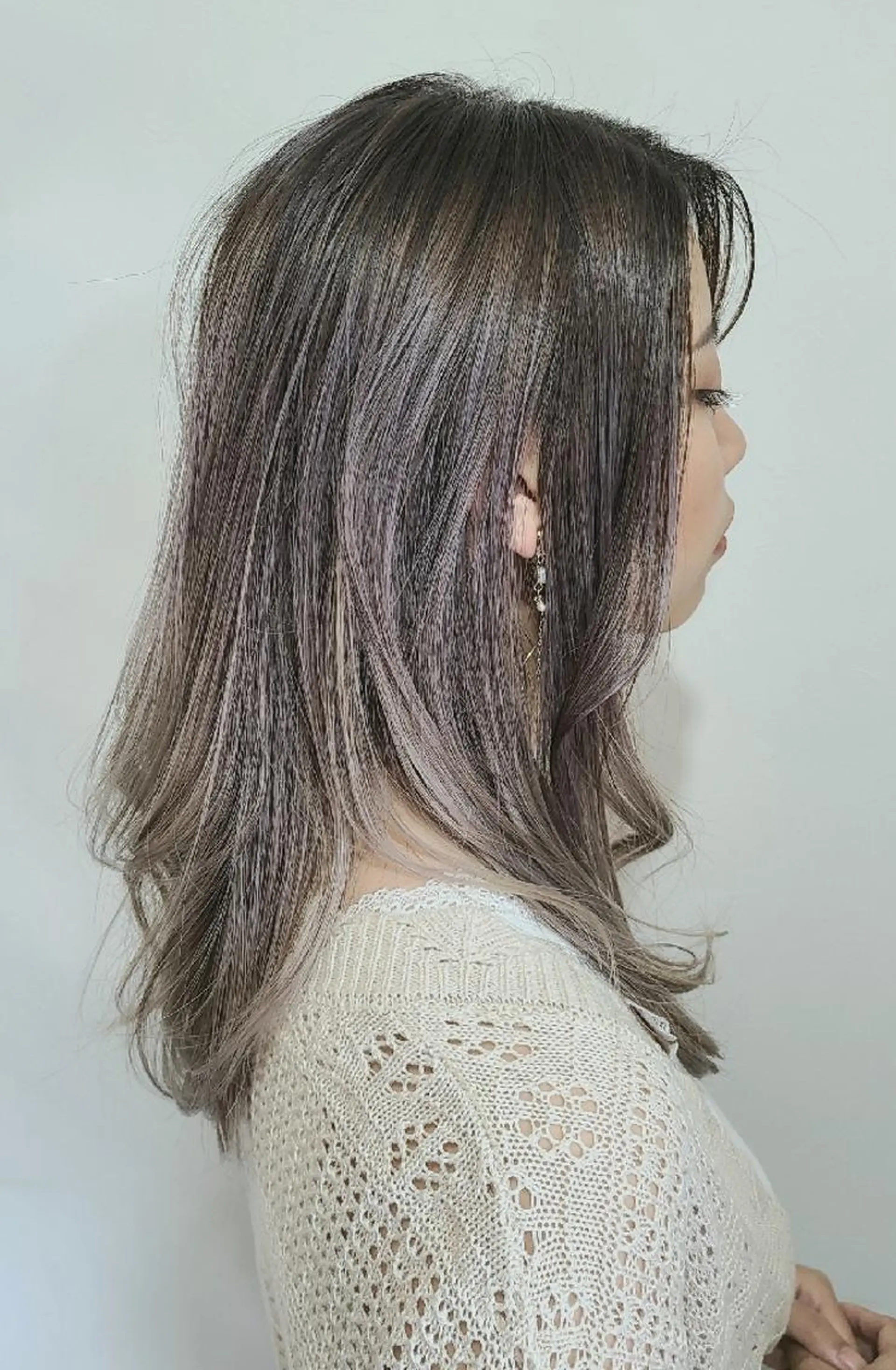 ロング カラー カット デザイナー Anne アンのヘアスタイル