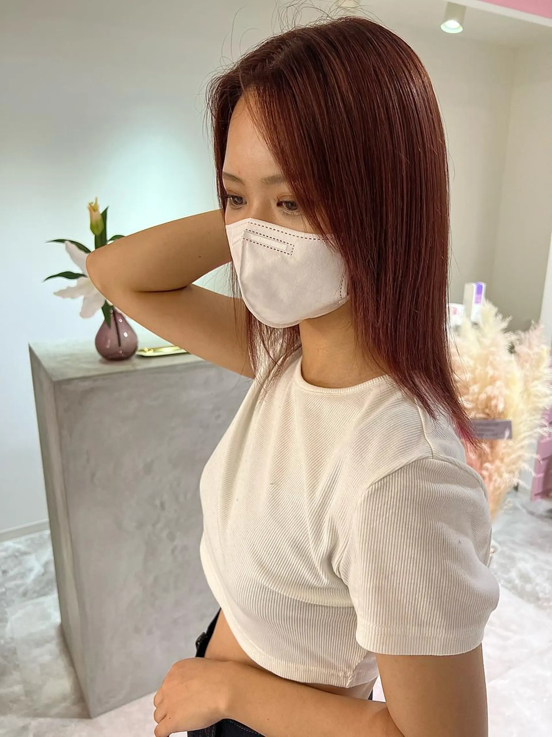 ロング ヘアカラー トリートメント 梅田/韓国ヘア/ エクステ🤖ヒナのヘアスタイル