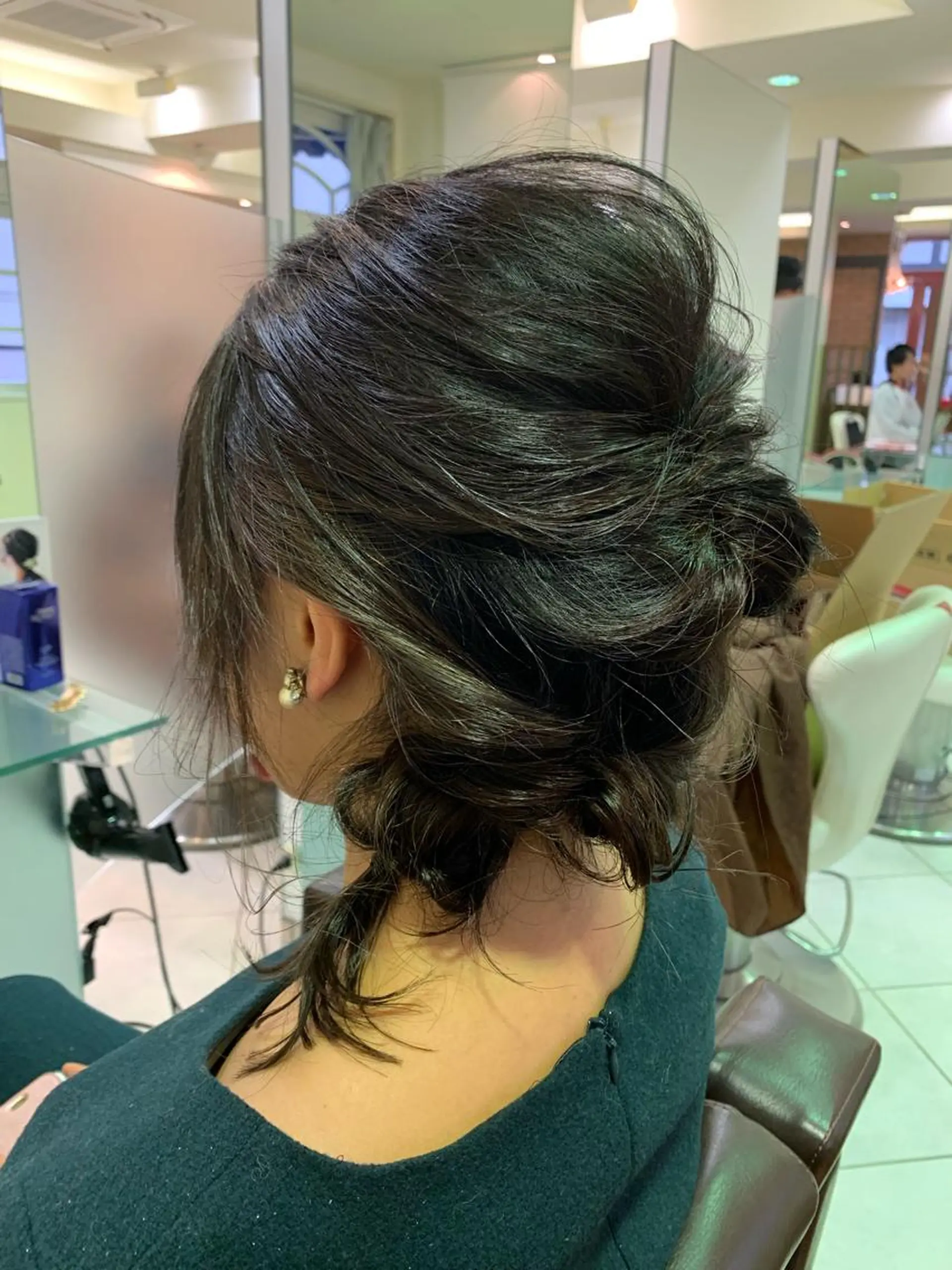 ミディアム 春日 力のヘアスタイル