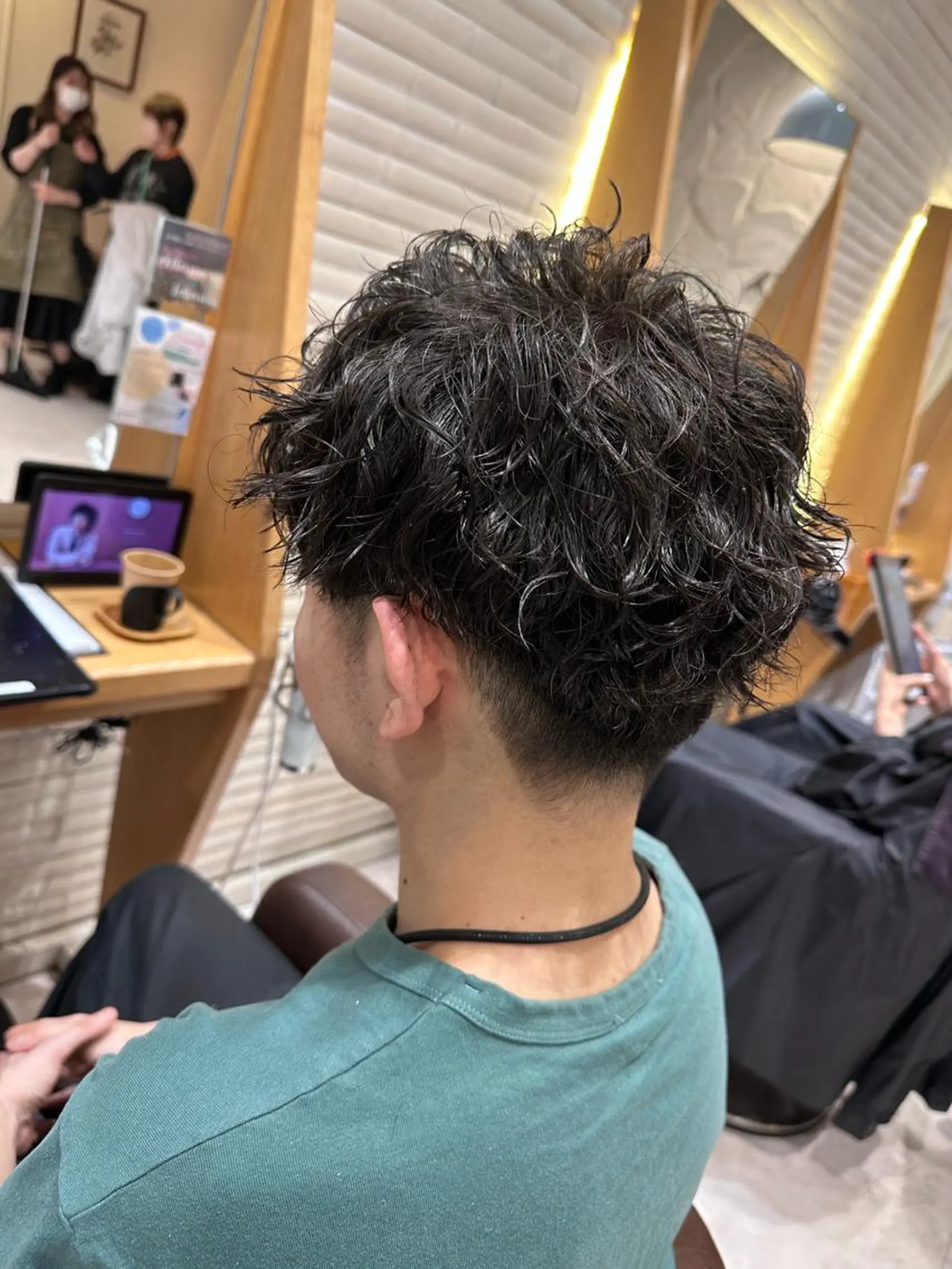 パーマ メンズ カット パーマ 奥東巧真 /パーマスタイル✨のヘアスタイル