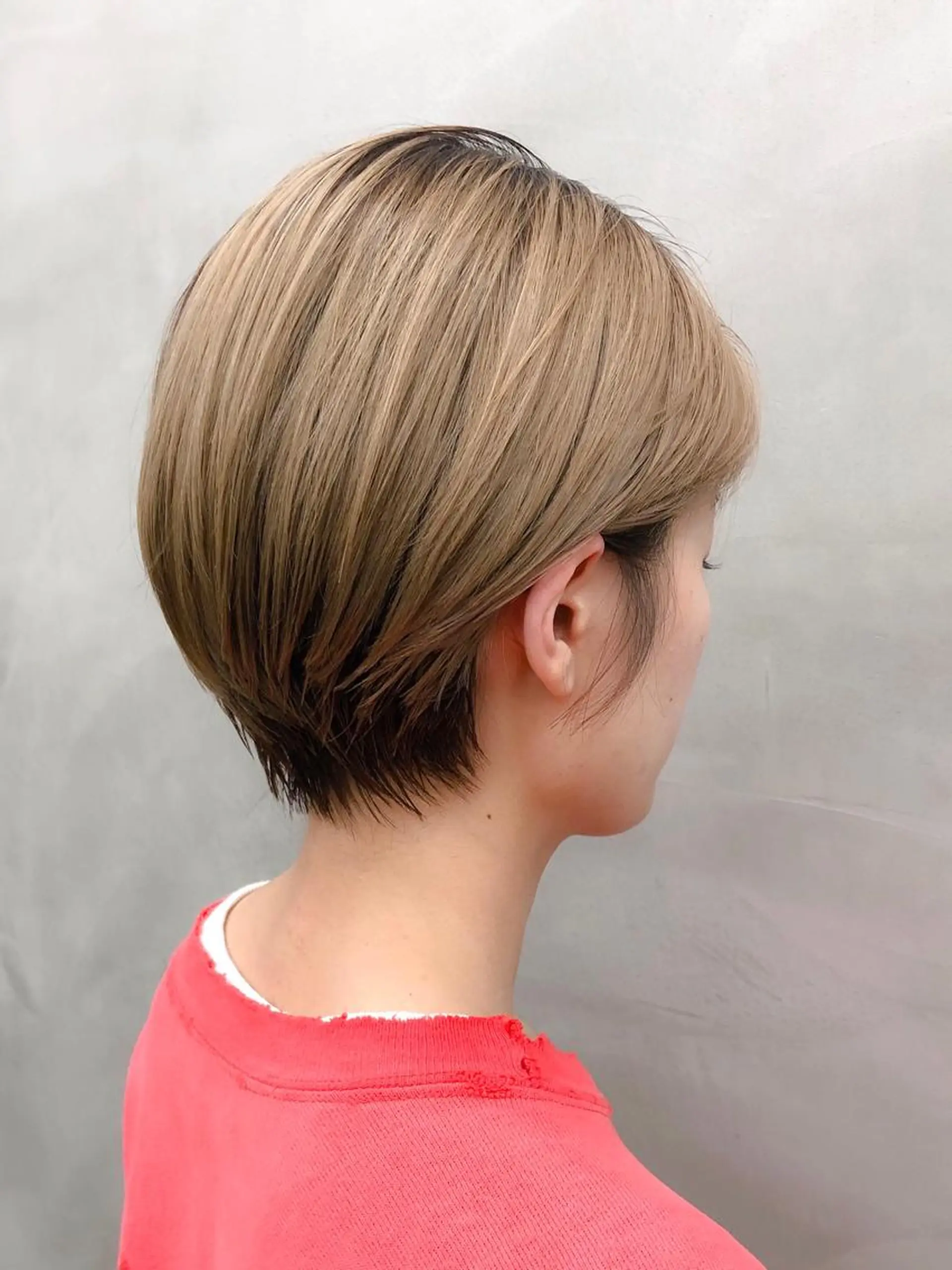 ショート カラー ハンサムショート ブロンド ショートヘア カット ヘアカラー トリートメント ショート・ボブ 徳竹淳一のヘアスタイル