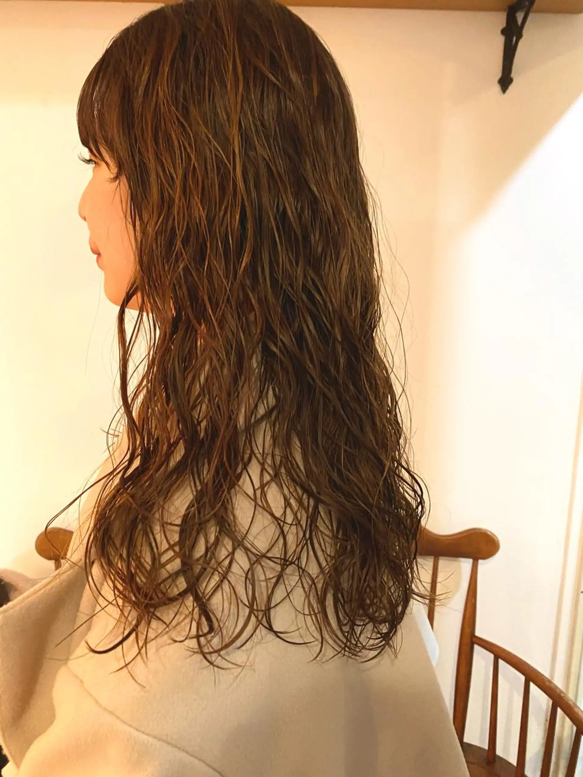 ロング パーマ カット ヘアカラー トリートメント 店長　ショート& パーマ　坂本のヘアスタイル