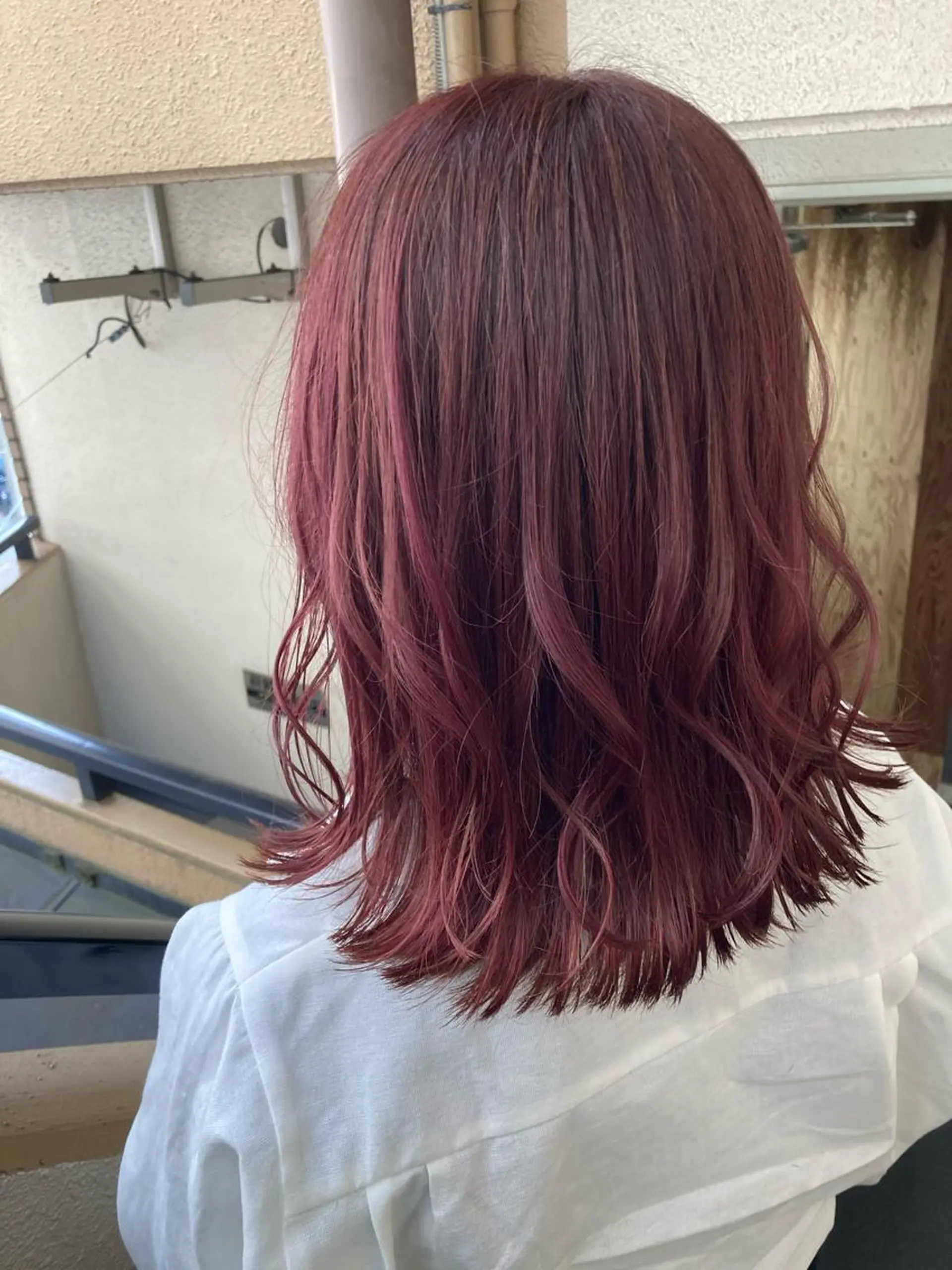 ミディアム カラー ピンクカラー カット ヘアカラー トリートメント 🌸髪質改善特化🌸 店長　ゆうやのヘアスタイル