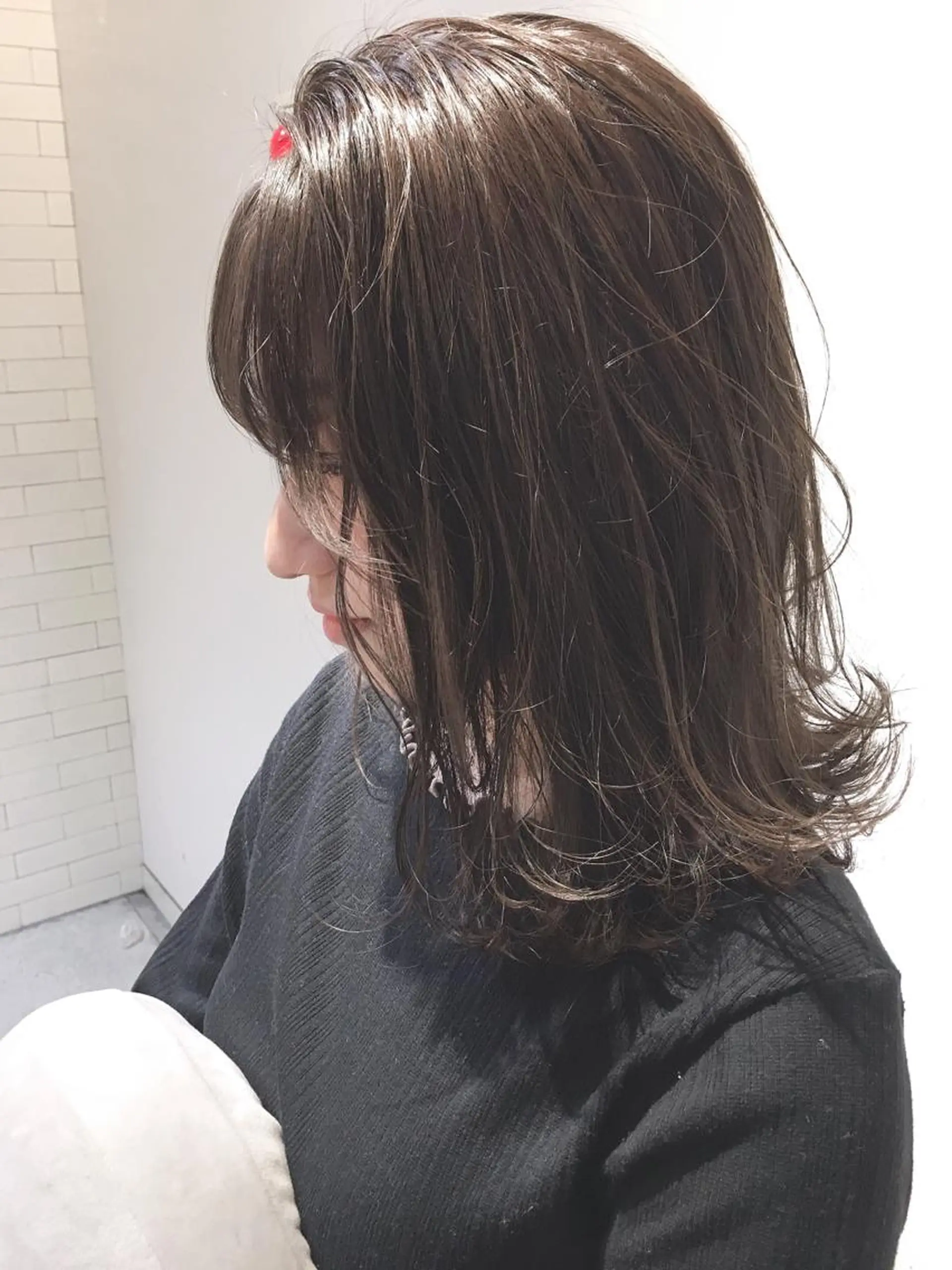 ミディアム カット ヘアカラー トリートメント ヘッドスパ ヘアセット メンズツイスパ ショートフクヤマシンのヘアスタイル