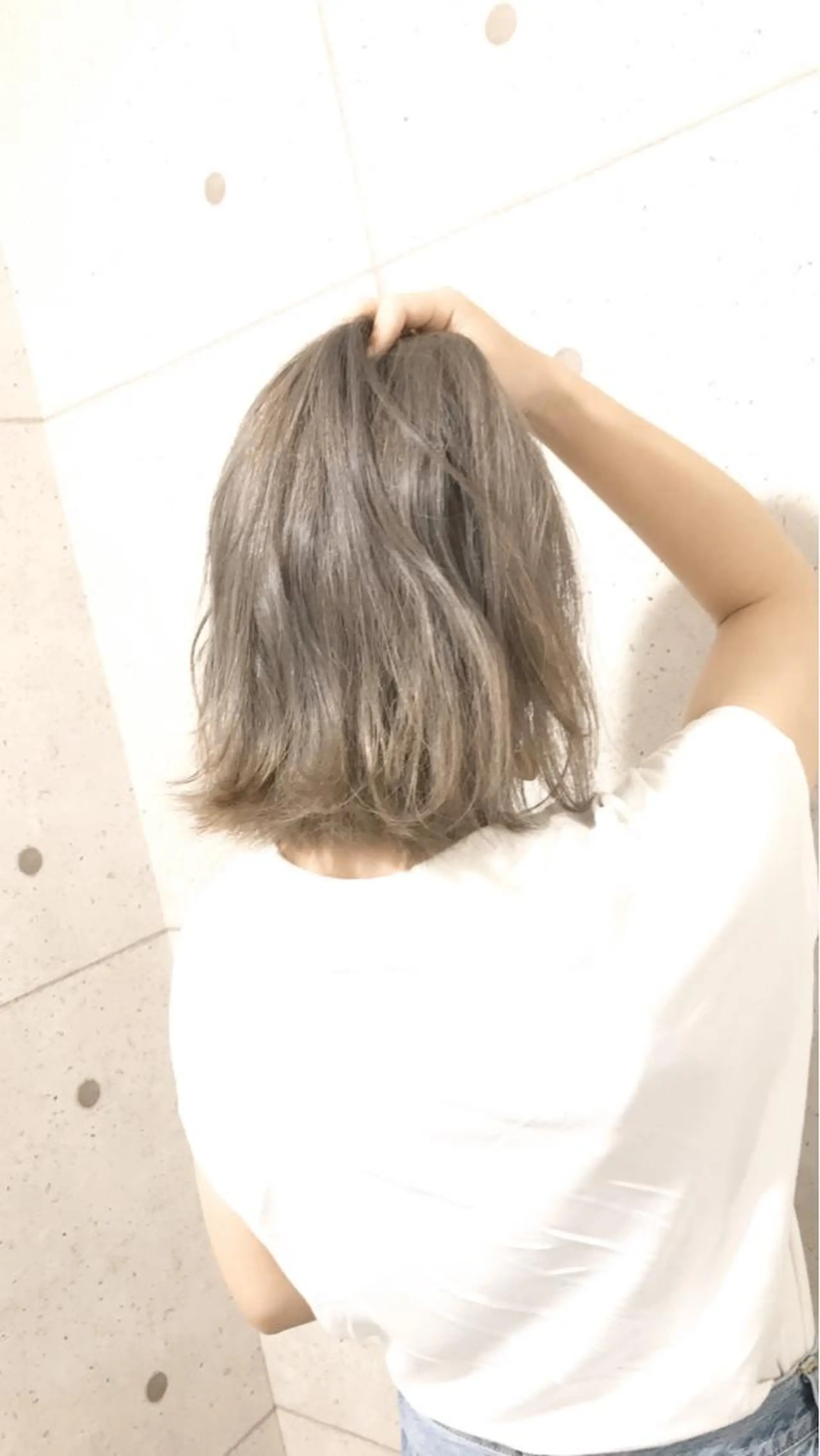 ミディアム ヘアカラー Selene hair OSAKAのヘアスタイル