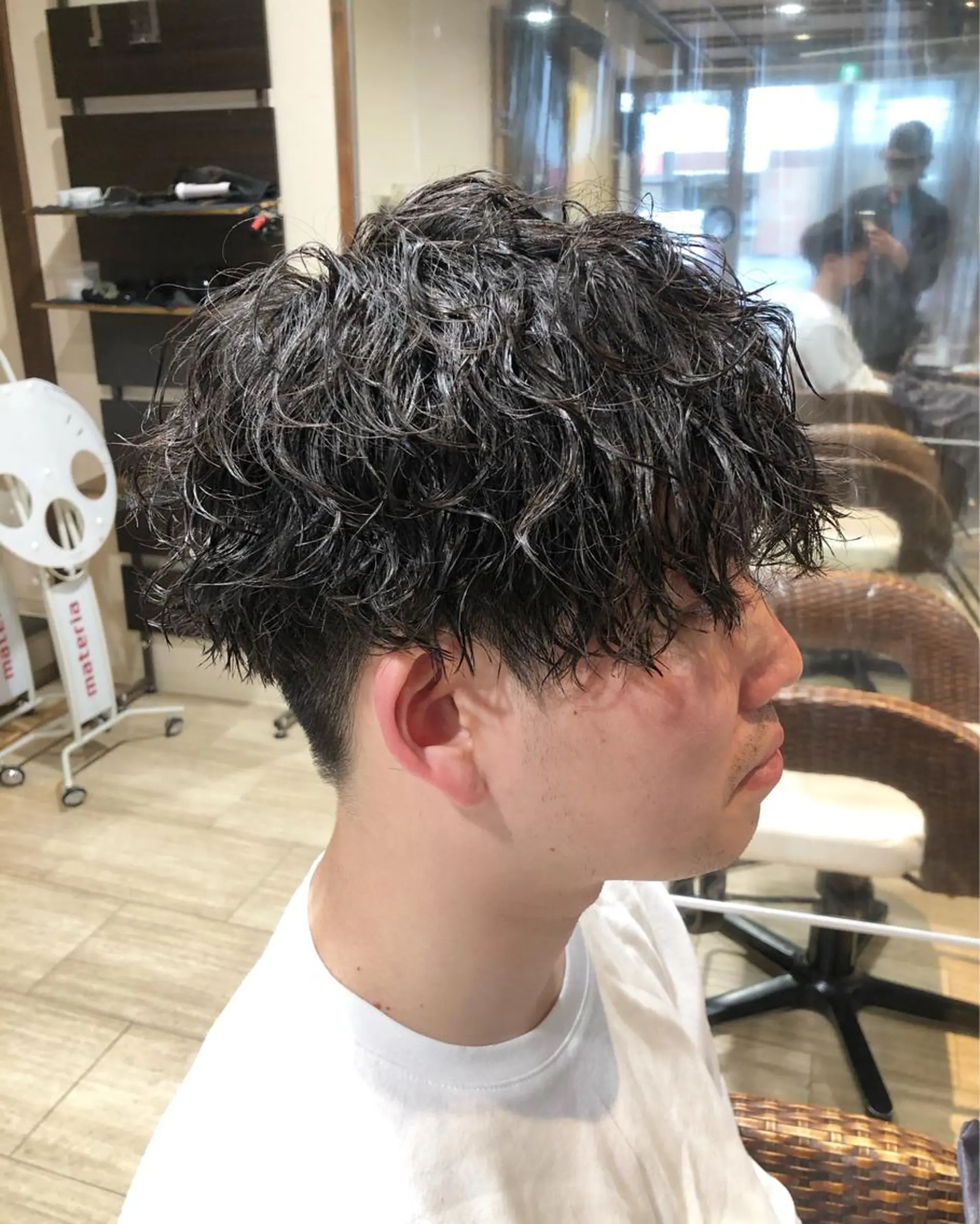 ショート パーマ メンズ カット パーマ メンズパーマ/ スパイキー/神田正紀のヘアスタイル