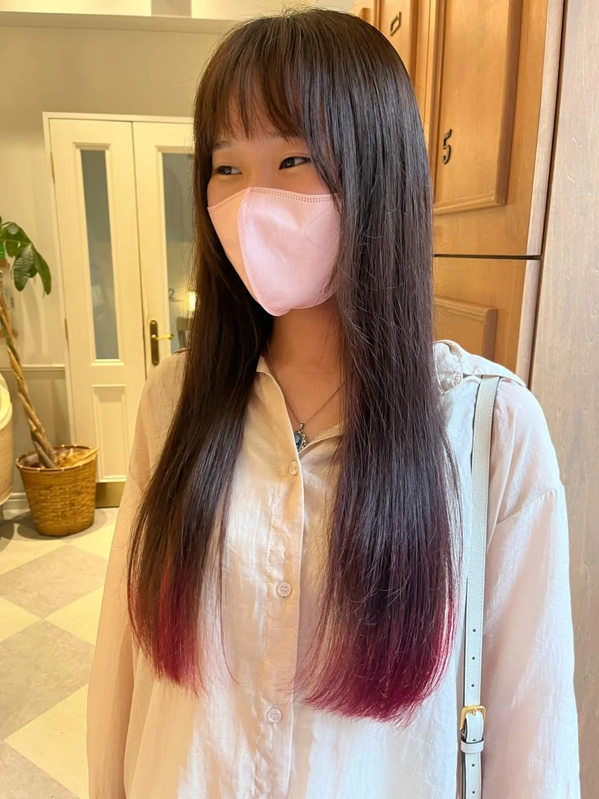 ロング SIKI yuuna モテ韓国ヘア☁️のヘアスタイル