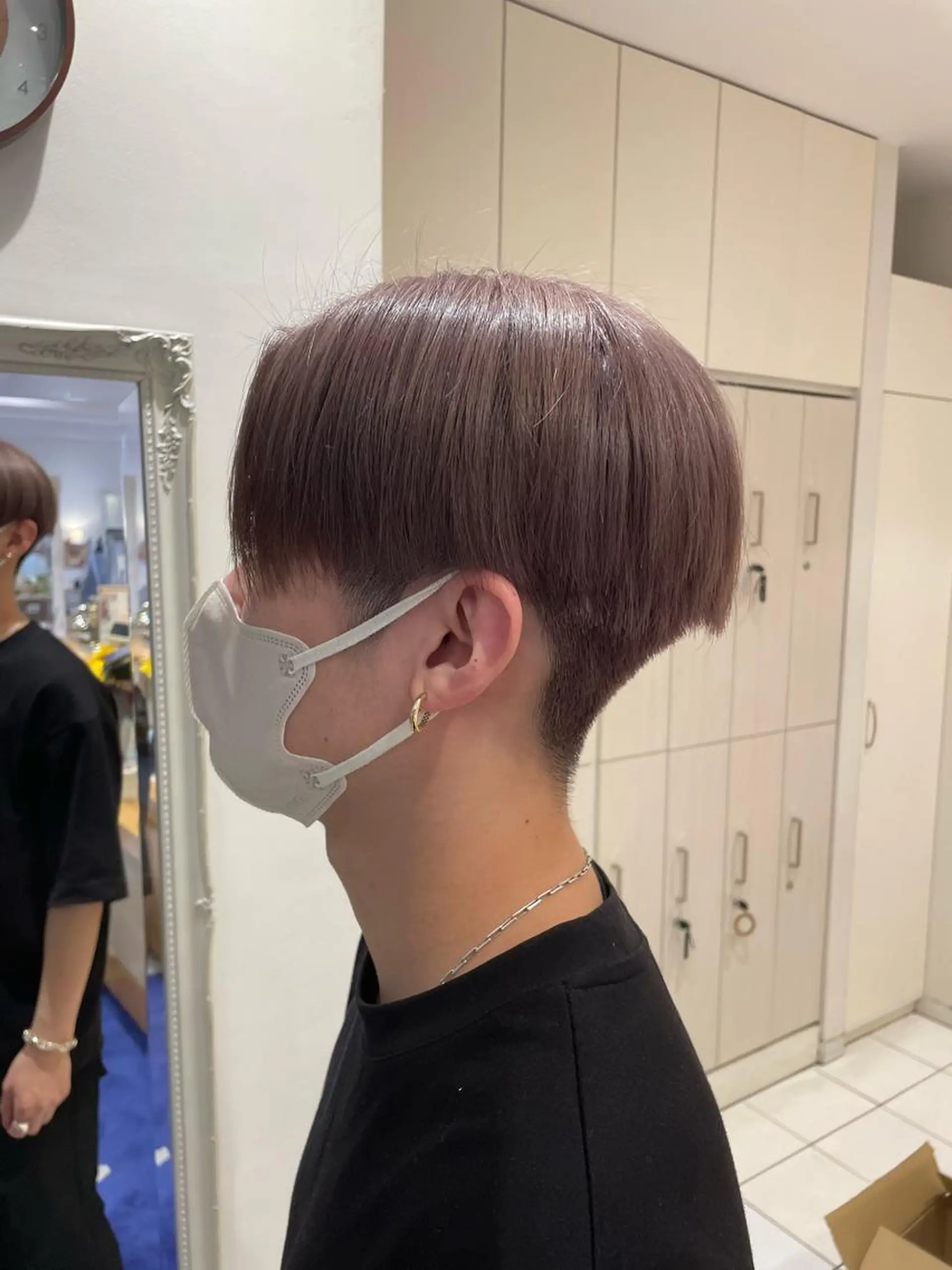 メンズ カット ヘアカラー ✨パーマ×ハイトーン Futo✨のヘアスタイル