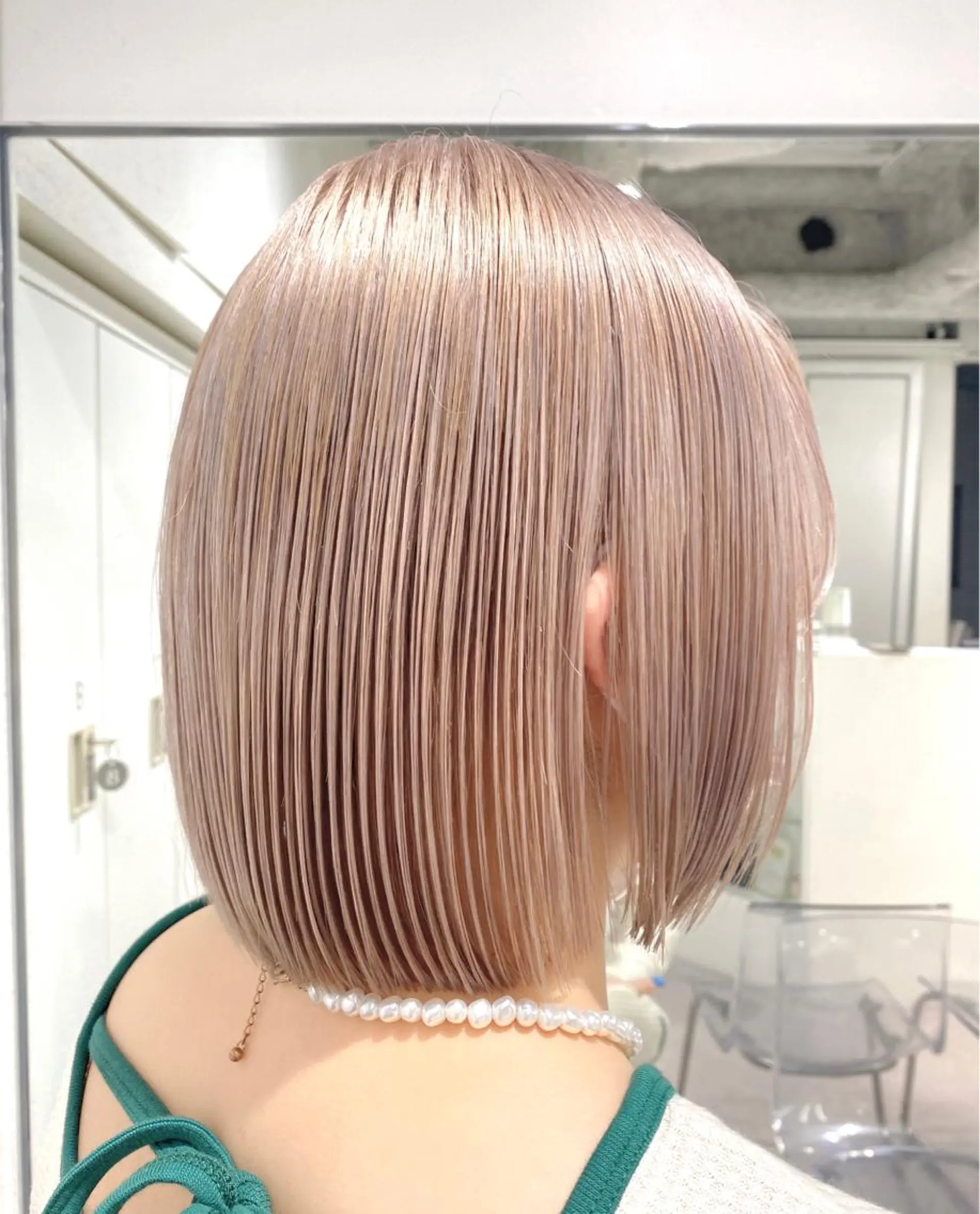 ショート カラー ブリーチ 渋谷韓国ヘア🇰🇷 SAYAKA🩶ᩚのヘアスタイル