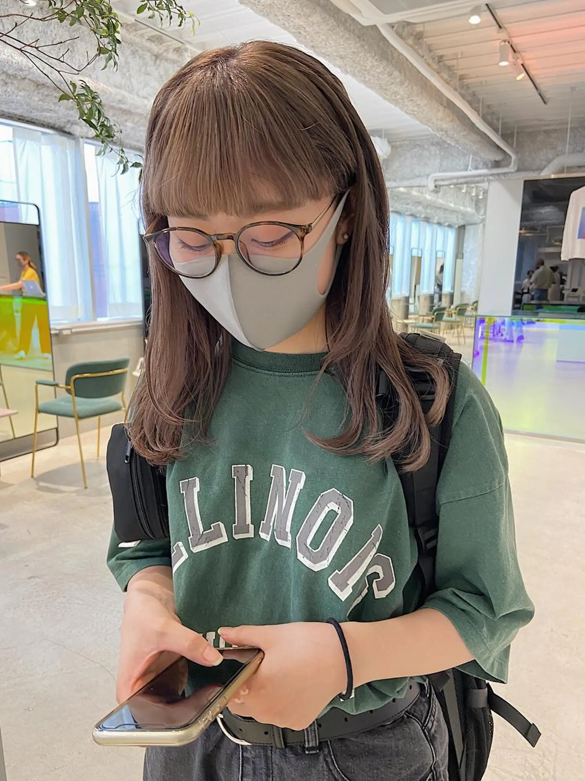 セミロング カラー ヘアカラー STAN WOOD所属・似合わせcut 🔥yutakaのヘアスタイル