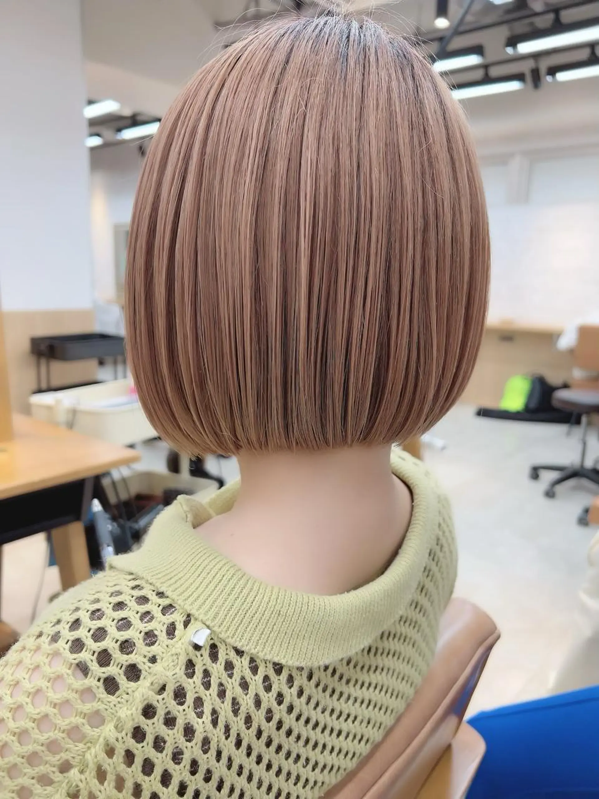 ショート カラー ベージュカラー ミルクティーベージュ Hair Resort Salon Ricetto所属・うる艶透明感カラー 🌱/星野明日香のヘアスタイル