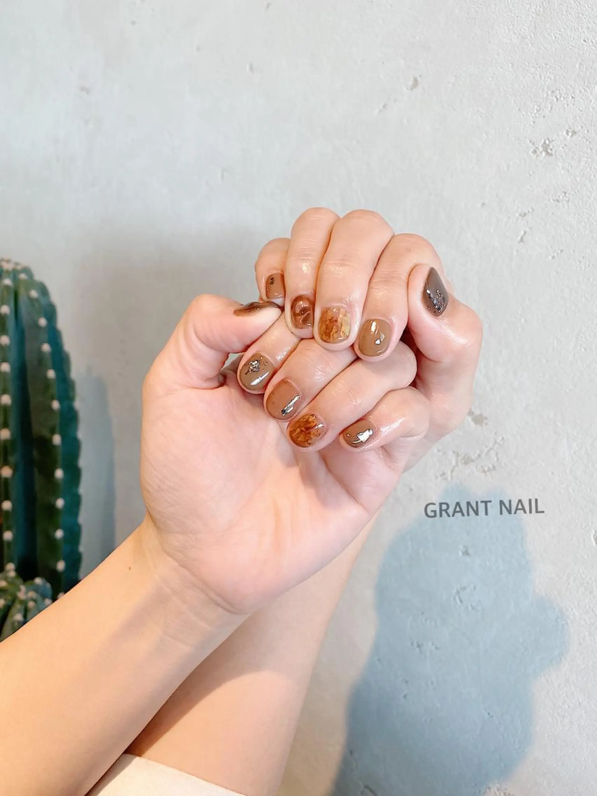 ネイル アートネイル クリアネイル ジェルネイル ニュアンスネイル GRANT NAIL 岩出店のネイルデザイン