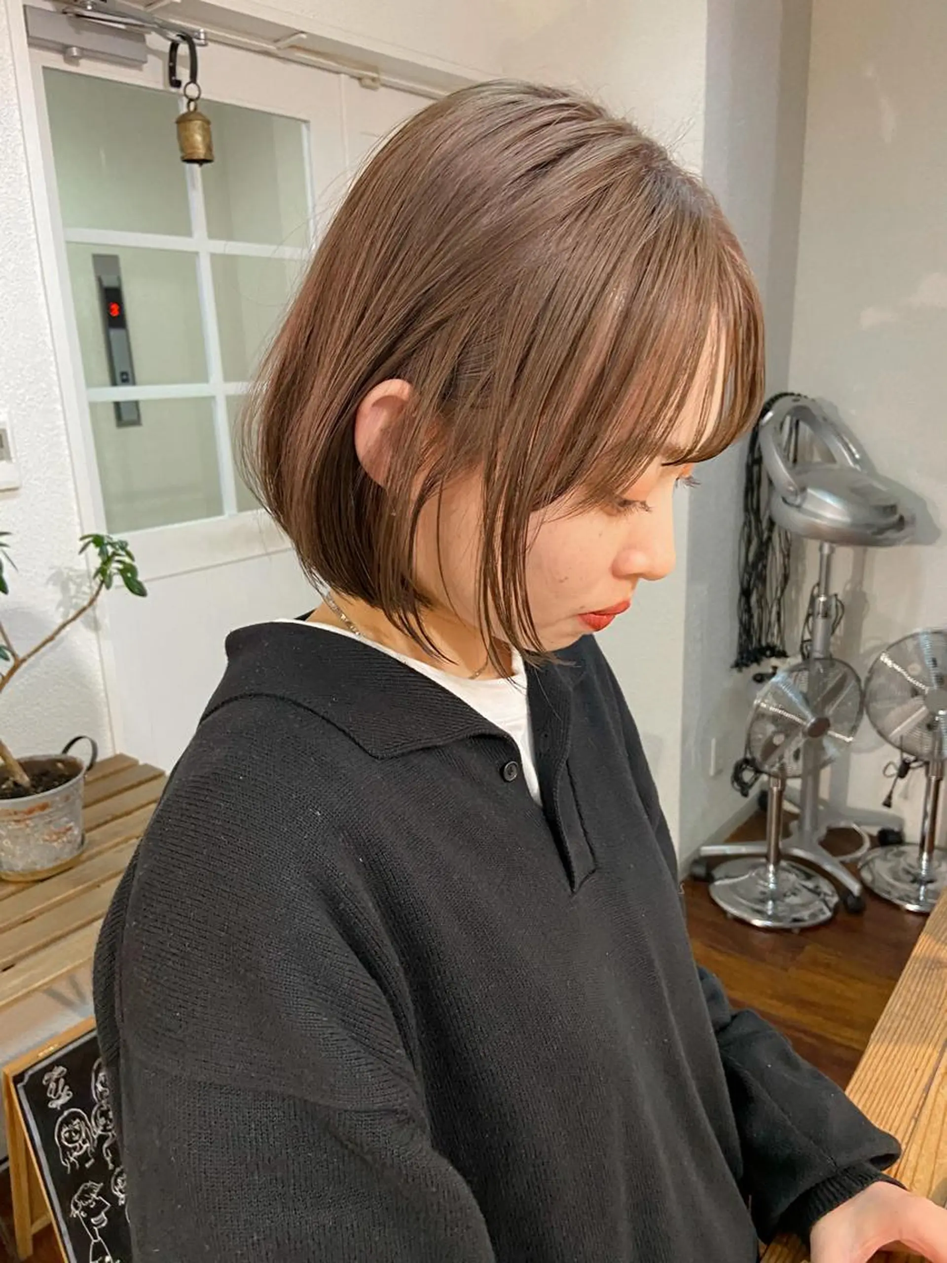 ショート カラー 日韓レイヤー🇰🇷 艶カラー/ナカネのヘアスタイル
