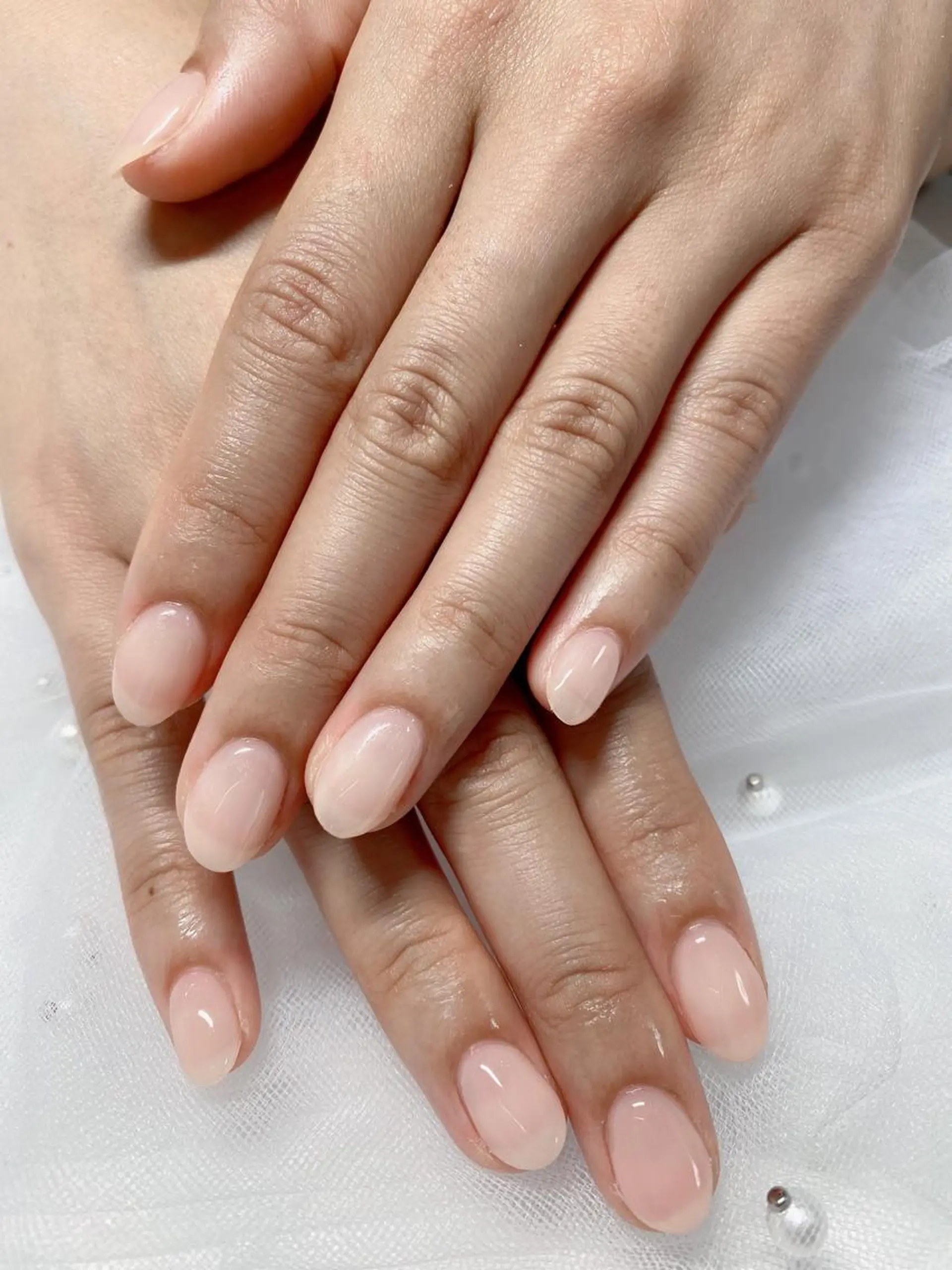 ネイル クリアネイル オフィスネイル Jasmine nailsalon所属・ジャスミン ネイルサロンのネイルデザイン