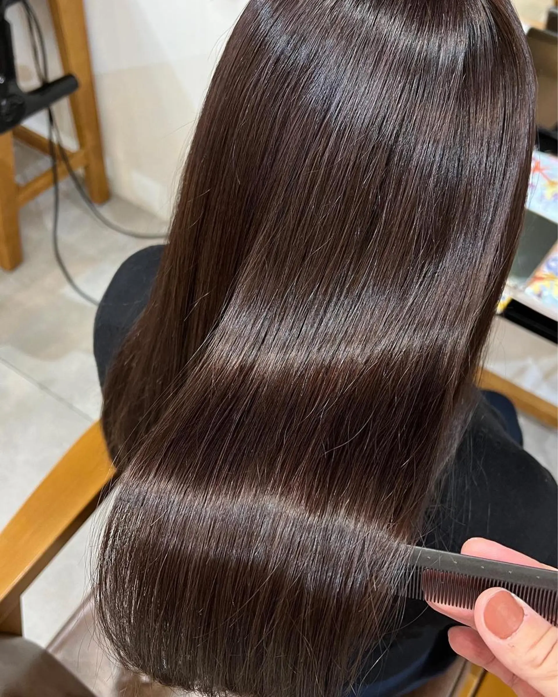 ロング ヘアカラー トリートメント フルールbyリトル所属・✨美髪矯正・髪質改善 特化✨CHIKA✨のヘアスタイル
