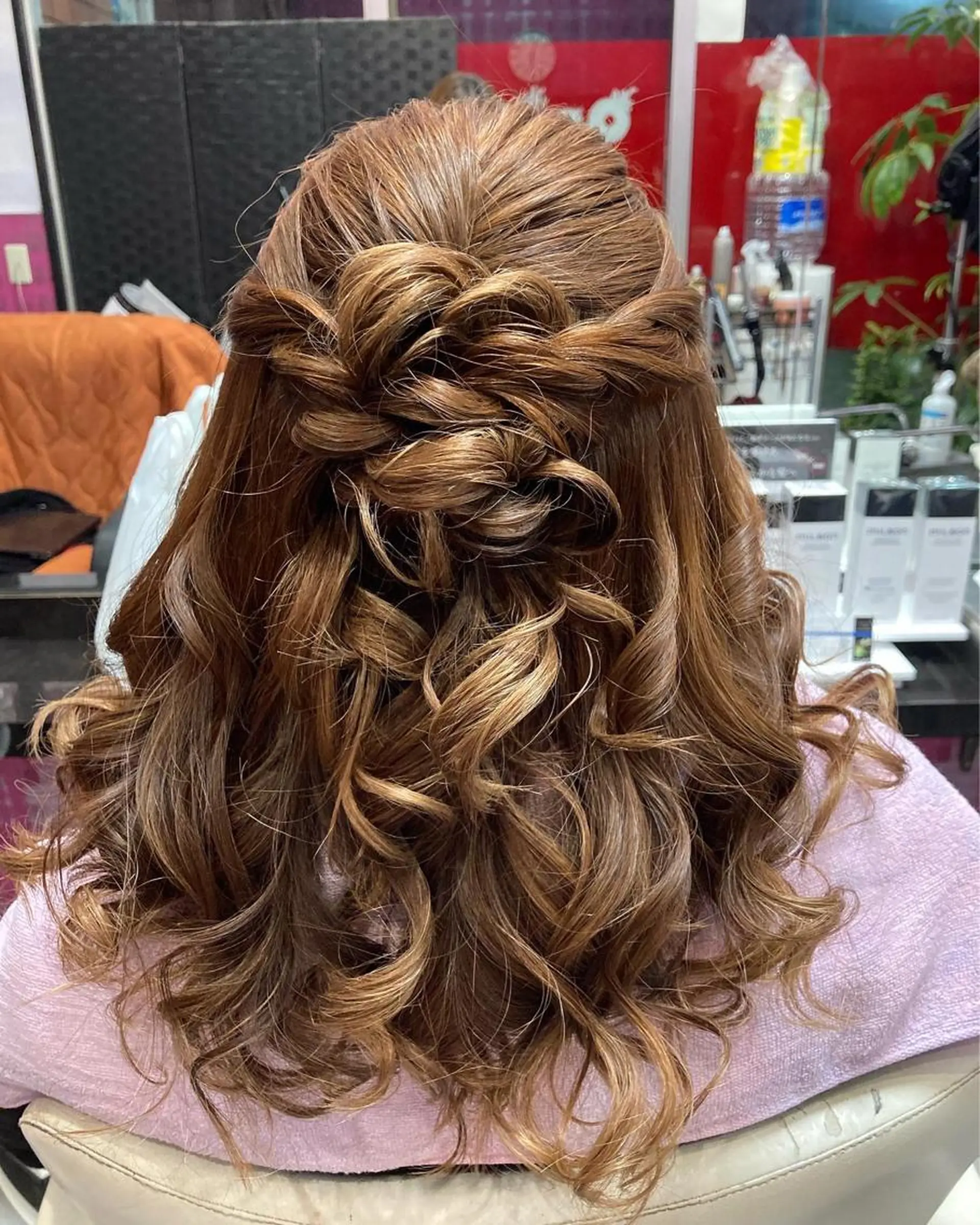 ヘアアレンジ 結婚式・ブライダル ヘアカラー 横山 千春のヘアスタイル