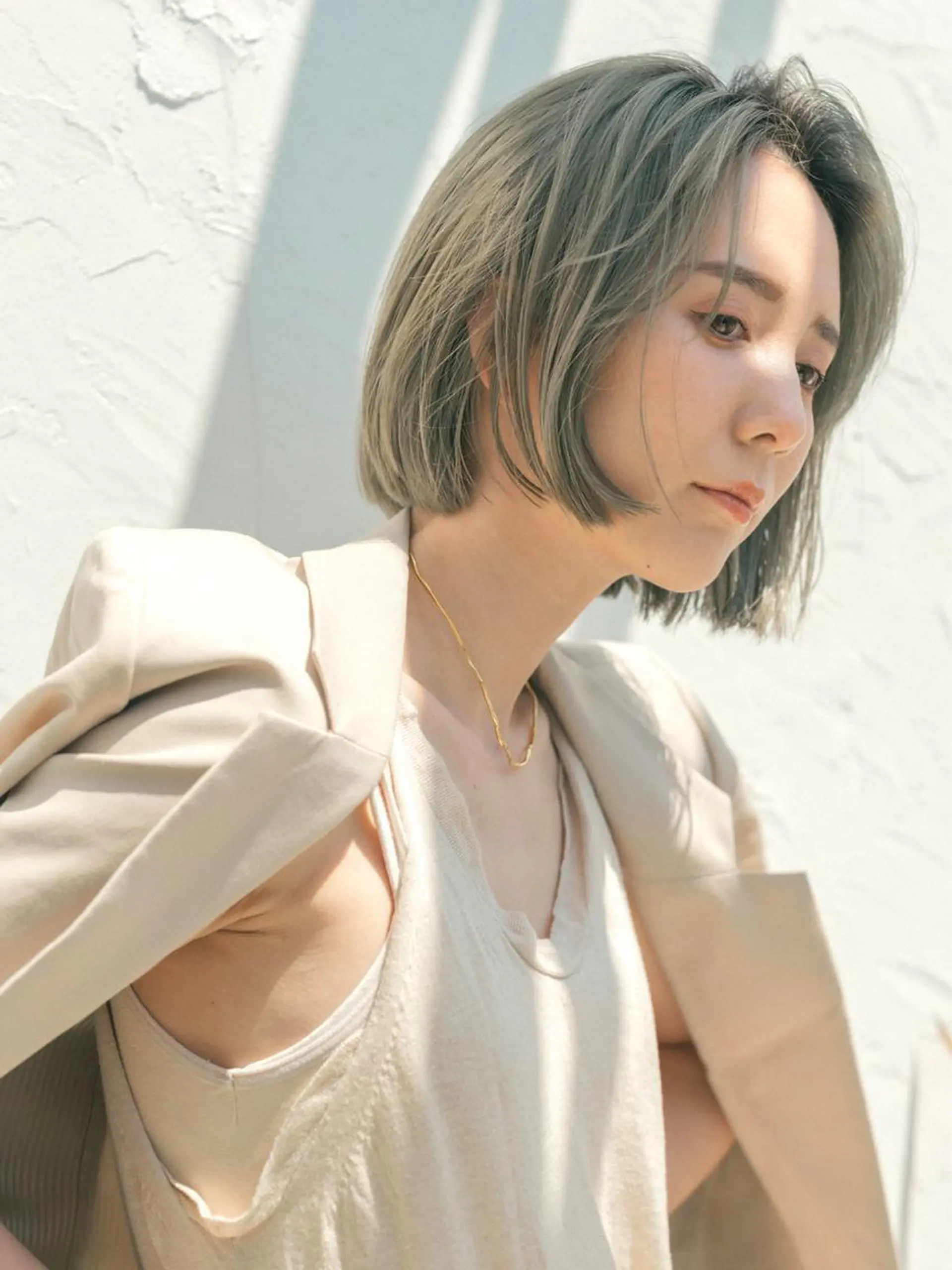 ショート カラー 🎀ハイトーン/レイ ヤー/Reina🎀のヘアスタイル