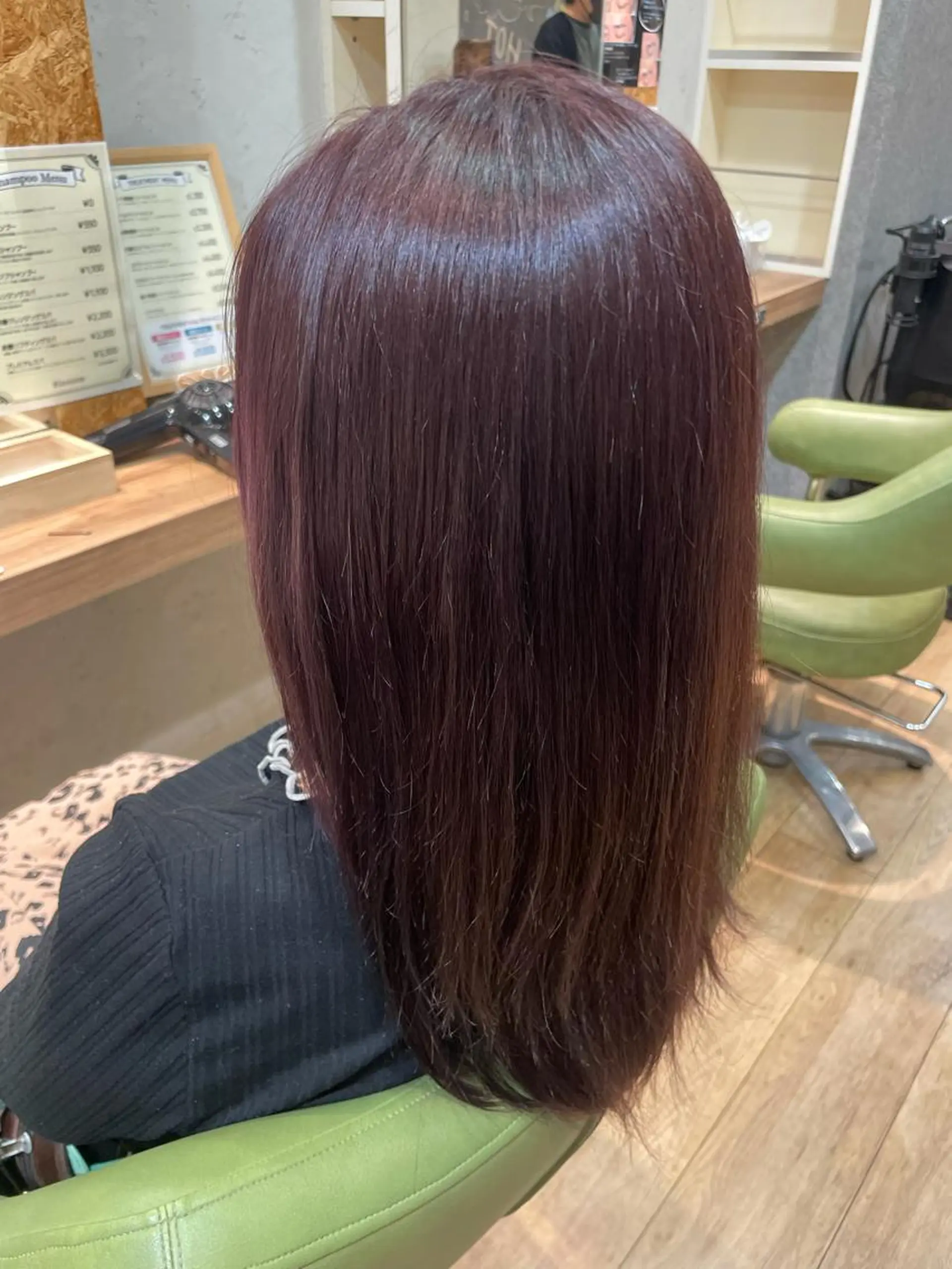 セミロング カラー バイオレットカラー 髪質改善/Bloss om🌷高橋沙衣のヘアスタイル