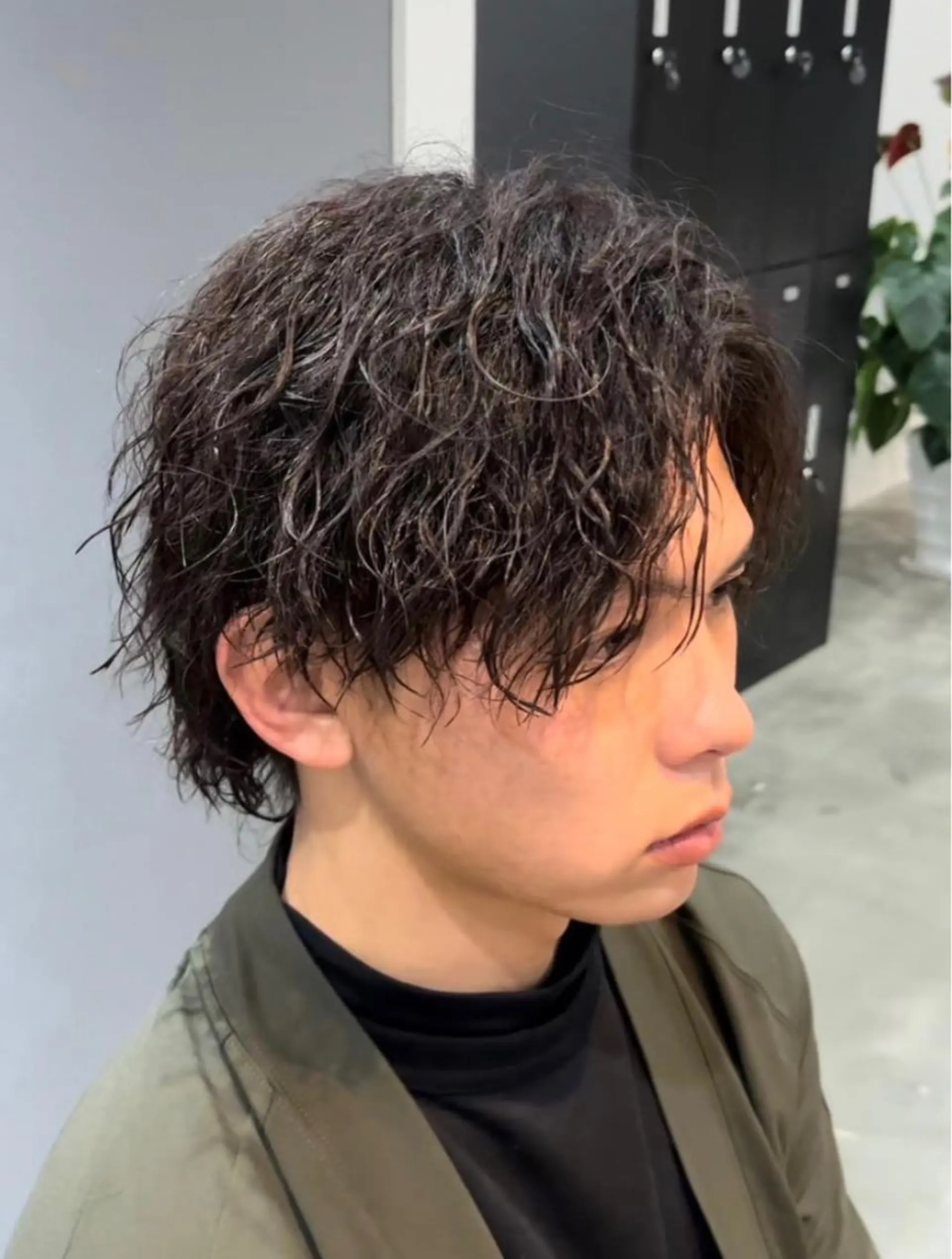 パーマ メンズ センターパート マッシュ メンズパーマ メンズツイストパーマ 刈り上げ カット パーマ メンズ指名No.1/ パーマ特化/白木壱崇のヘアスタイル