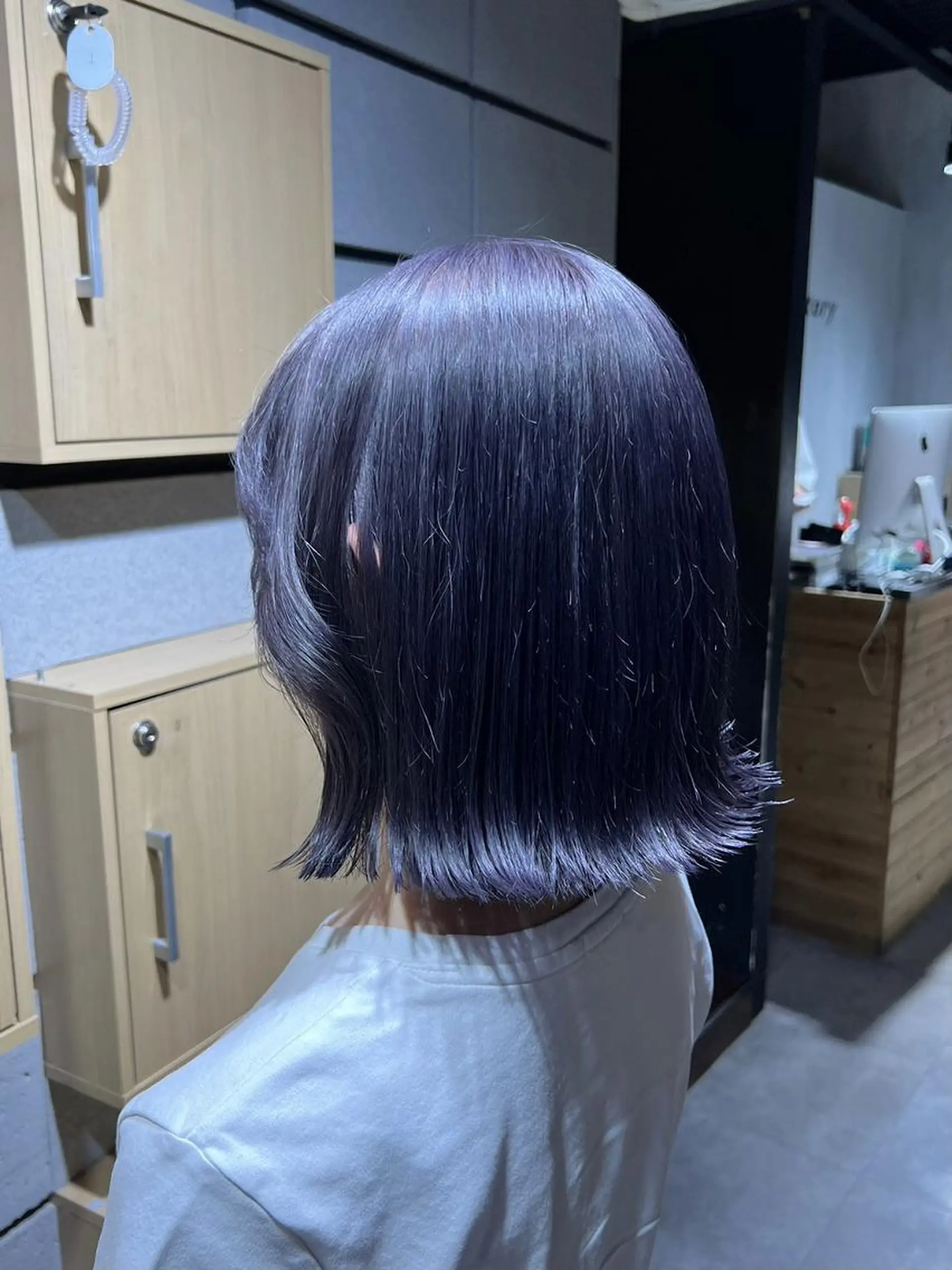 カラー 透明感ブラウン✖️ ボブ🤎ホウトのヘアスタイル