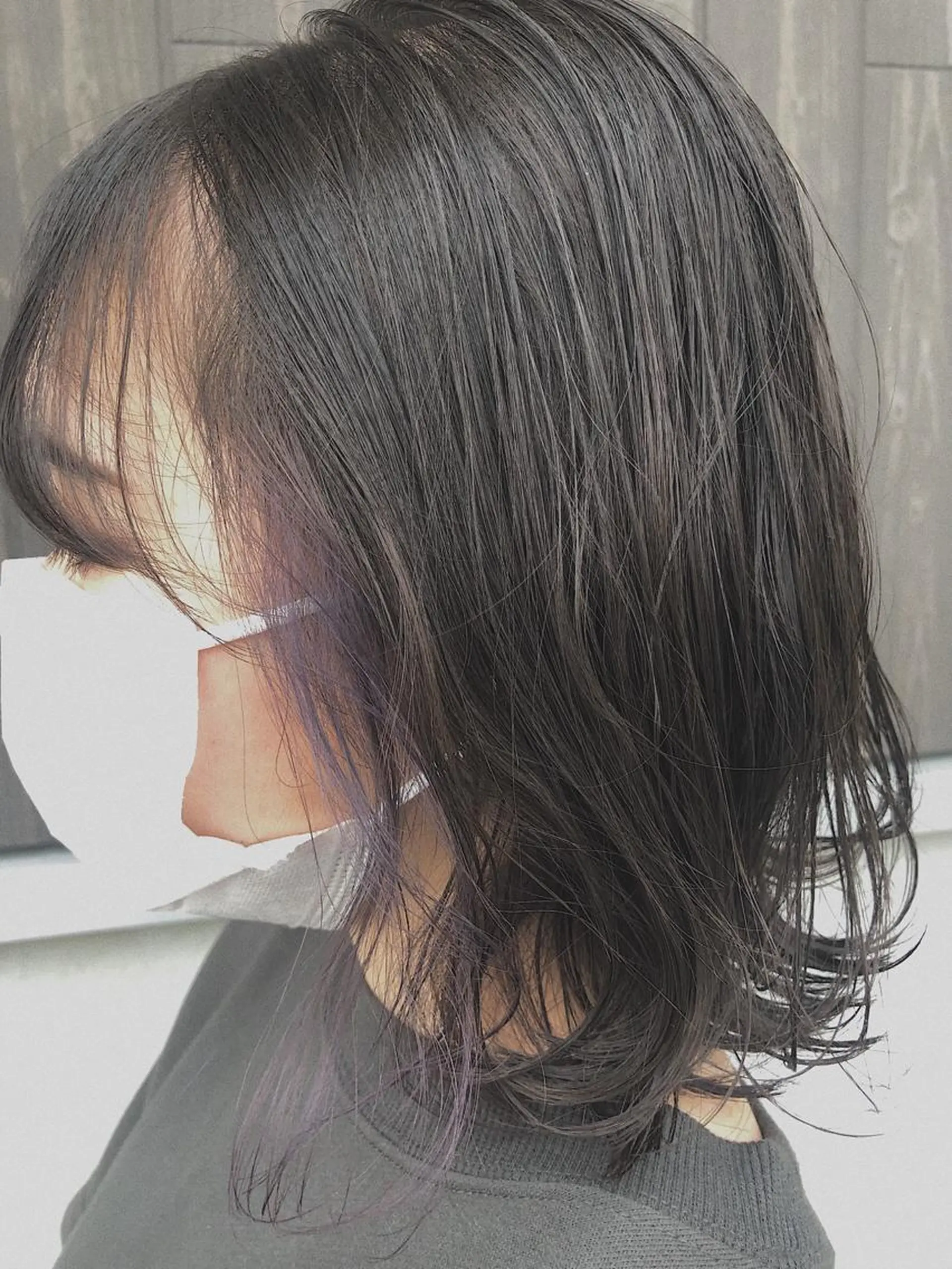ミディアム カラー ハイライトカラー ハイライト カット ヘアカラー トリートメント umi所属・NAKAGAWA YUICHIのヘアスタイル