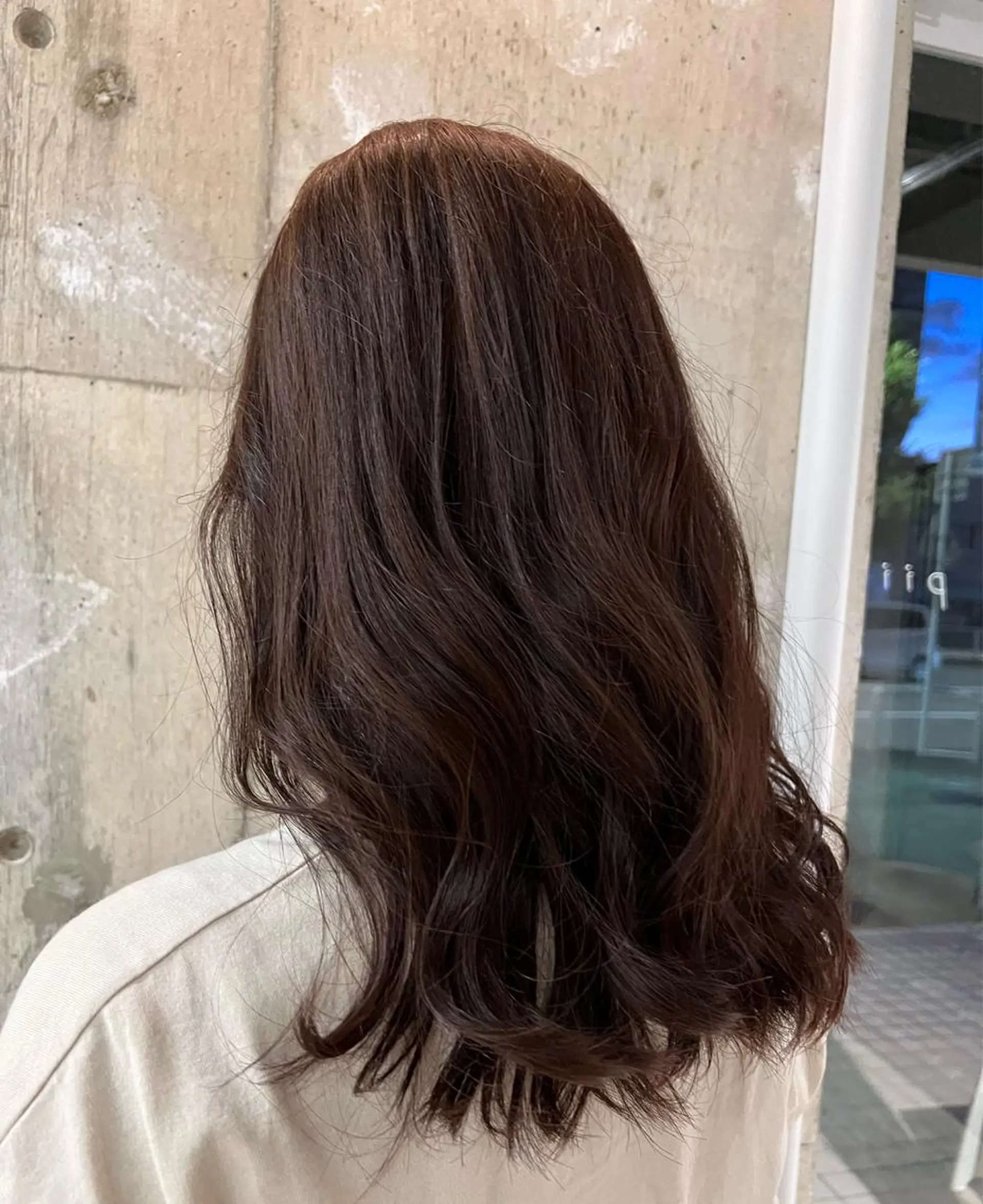 ロング カラー piilo. かわい  なつみのヘアスタイル