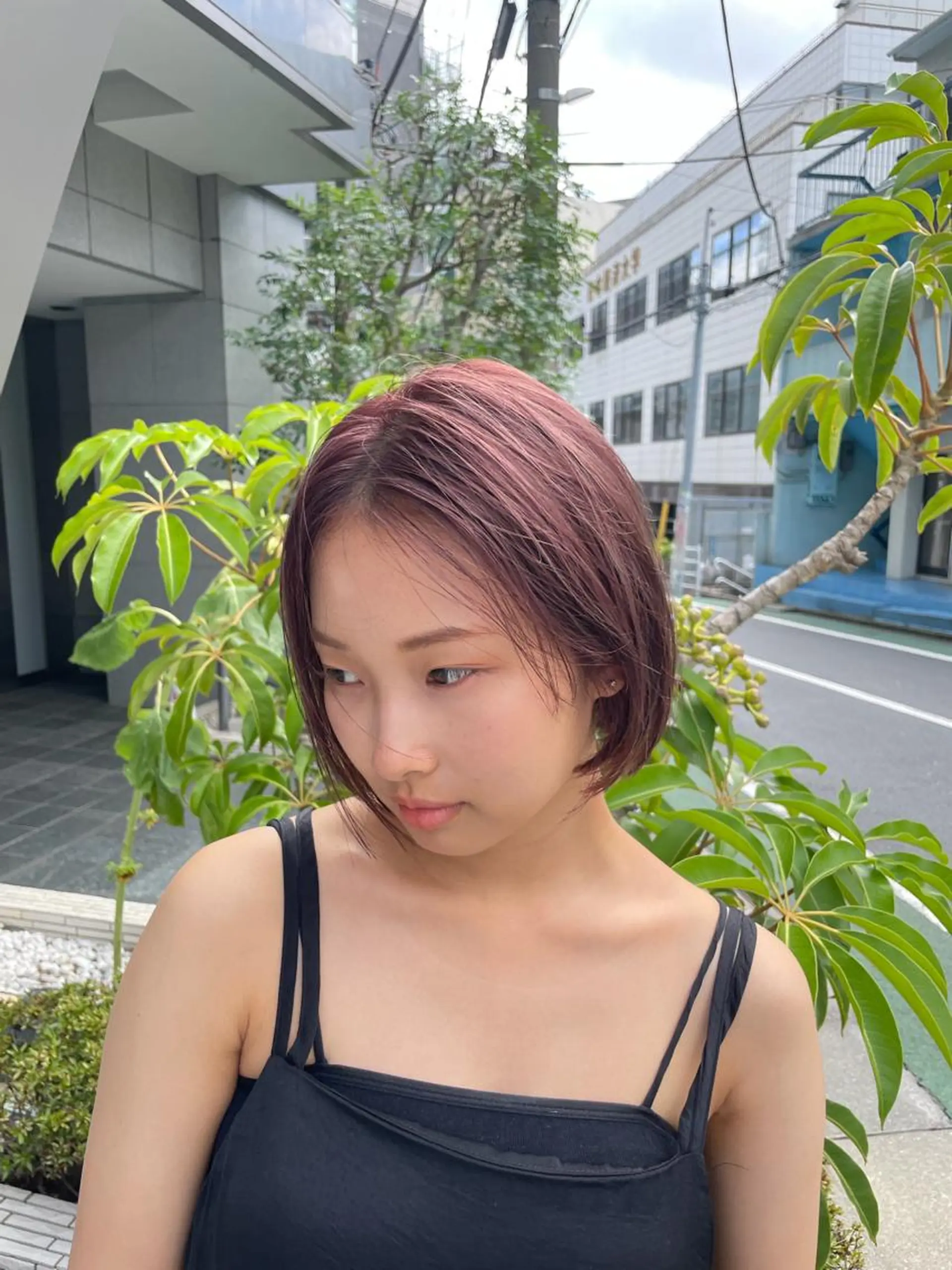 ショート カラー カサイ シオンのヘアスタイル