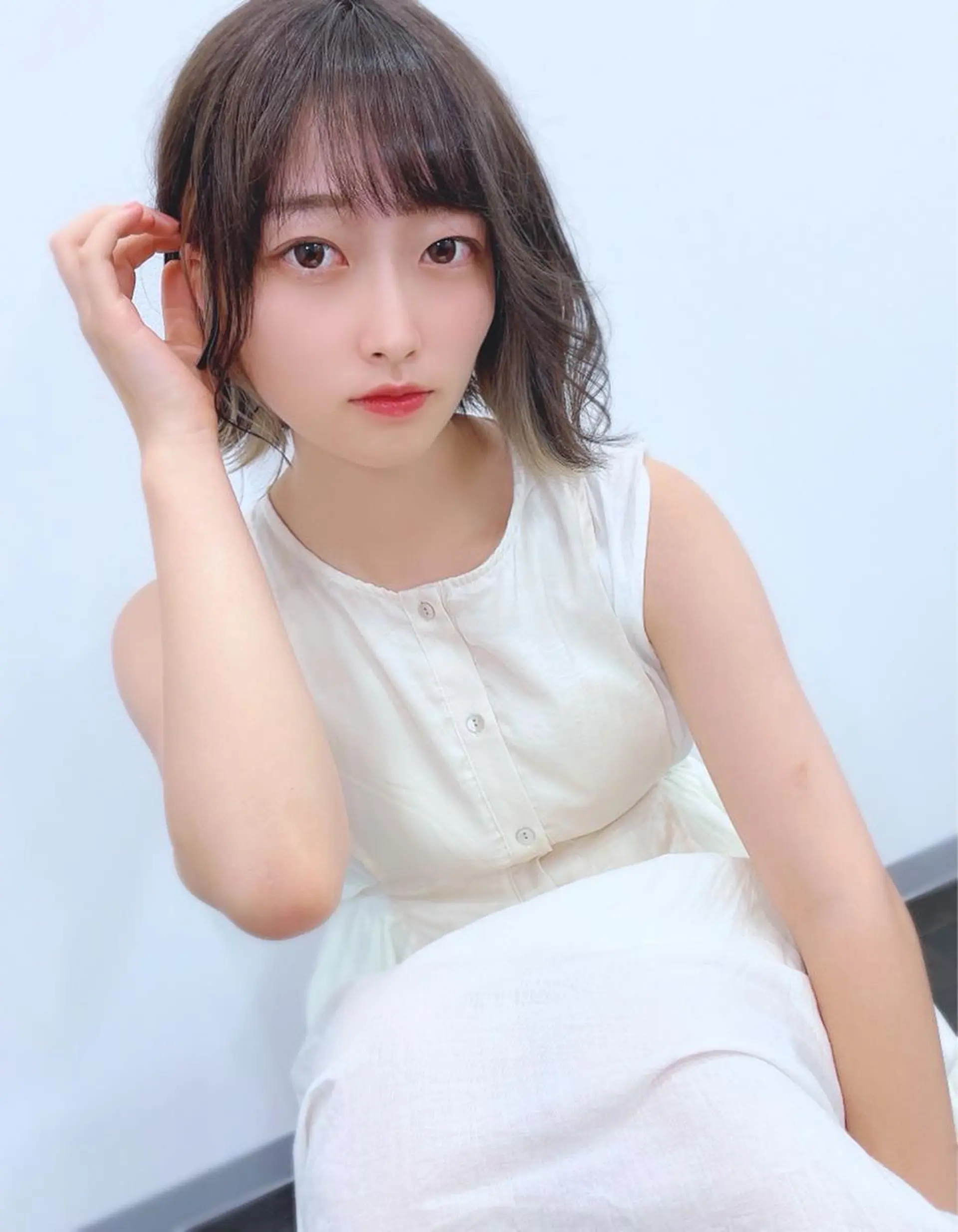 ミディアム 髪質改善 縮毛矯正 トリートメント ヘアカラー 柿本拓【全席完全個室 ログネオン】のヘアスタイル