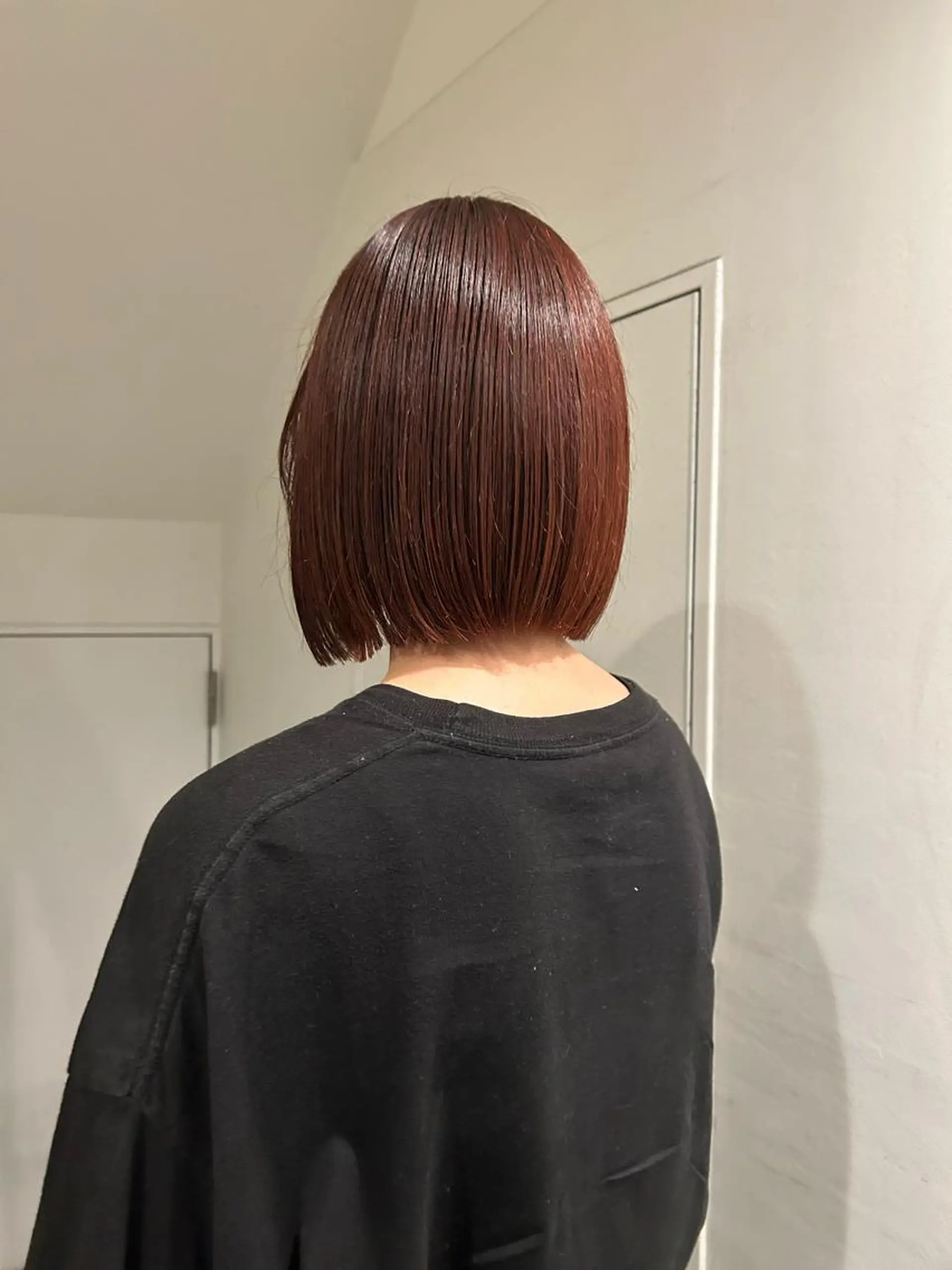 ショート ボブ hen所属・心斎橋/レイヤー/ ブリーチ/モエのヘアスタイル