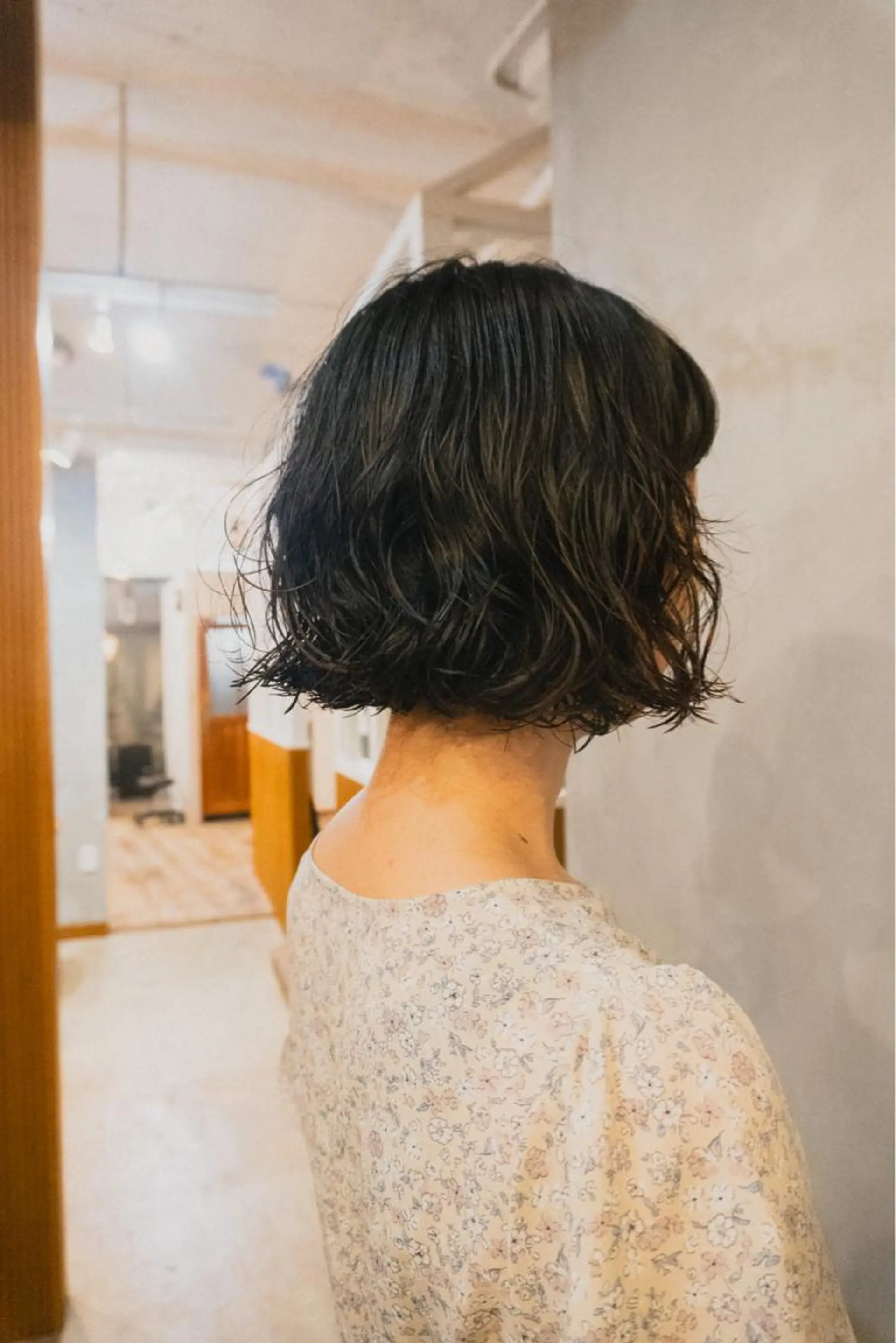 ミディアム パーマ ミディアムパーマ ボブ 🌿ボブ パーマ高橋啓太🌿のヘアスタイル