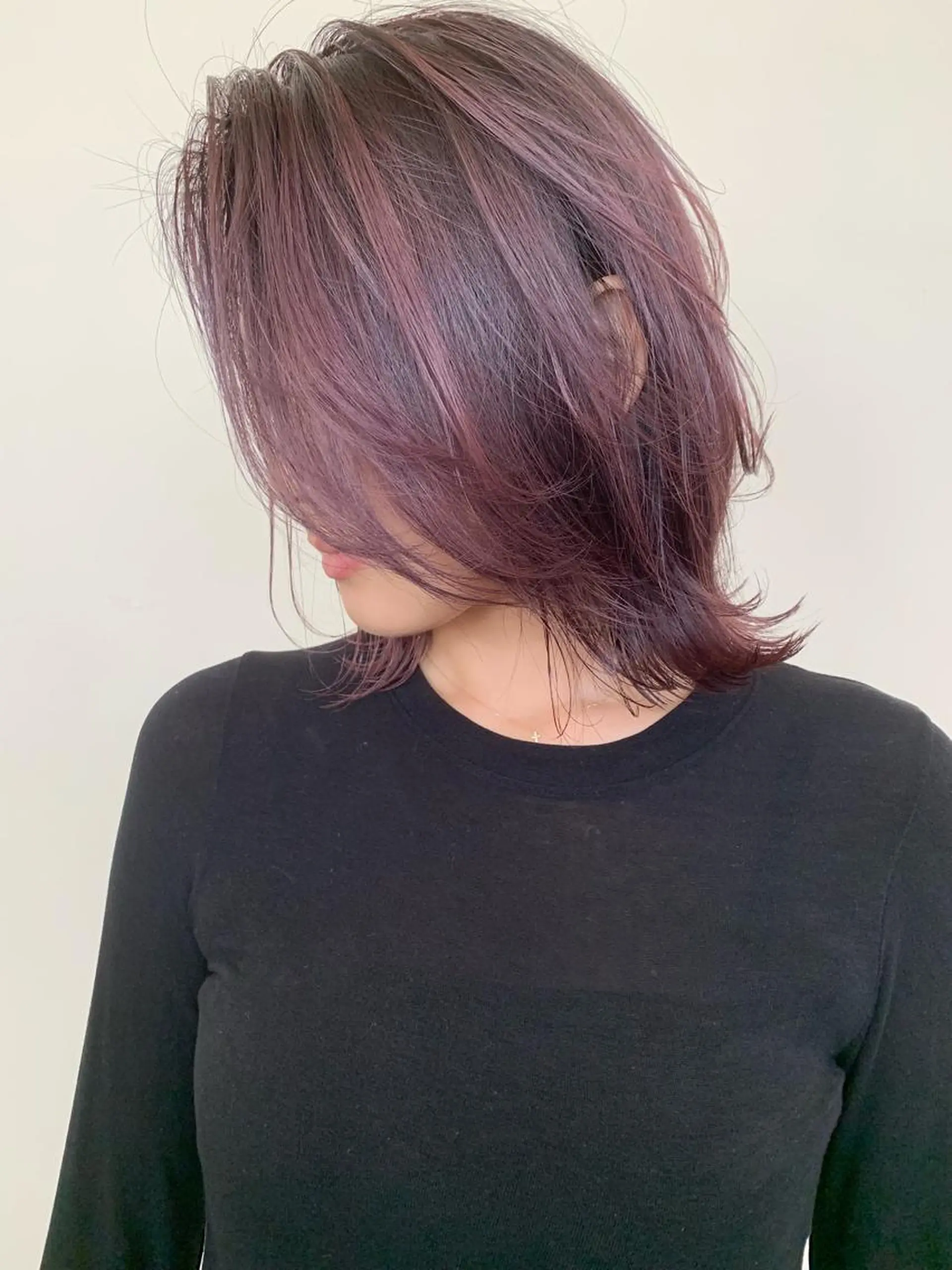 ショート カラー ボルドーカラー 髪質改善サロン 心斎橋ARCHEのヘアスタイル