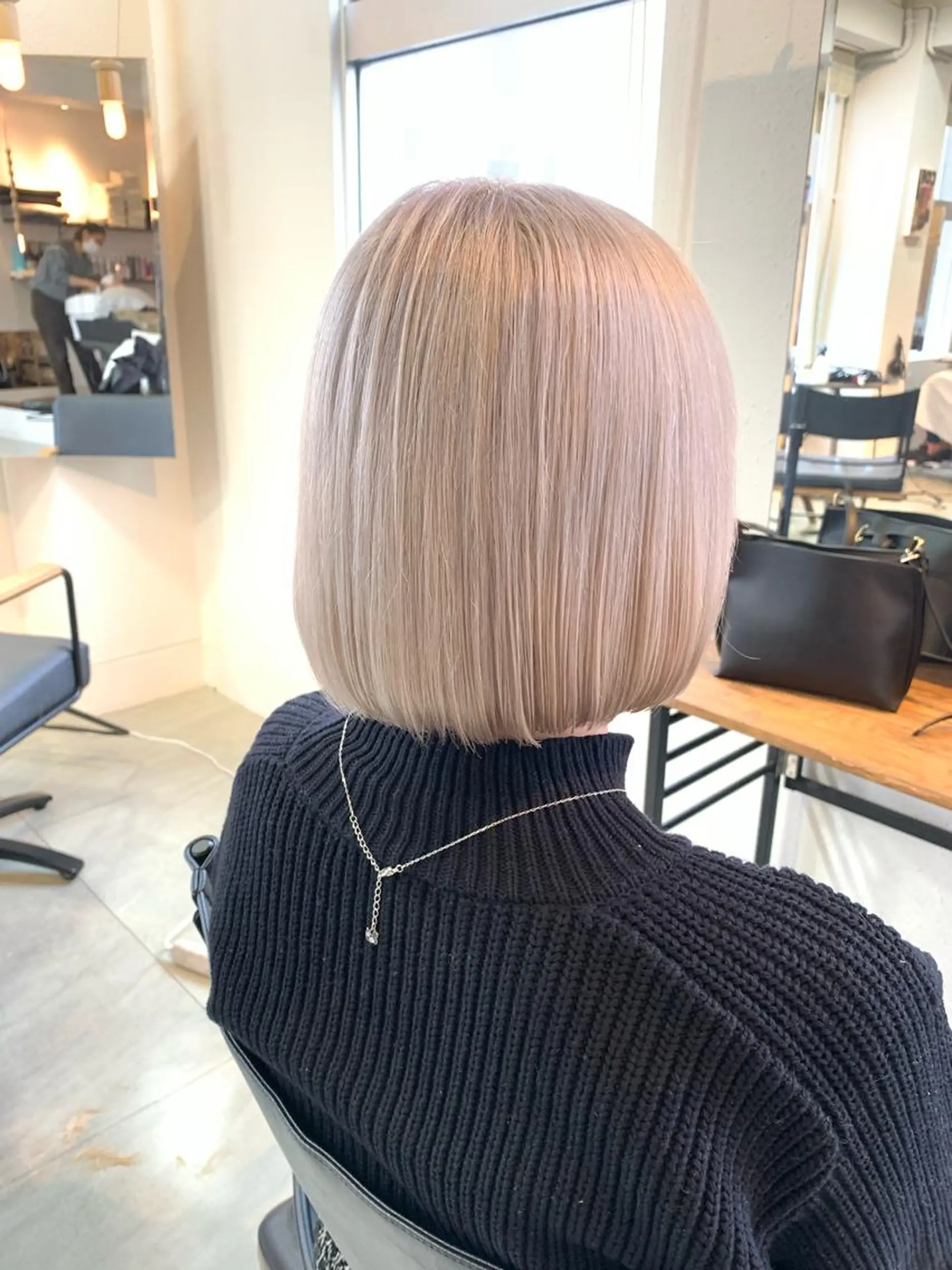 ミディアム カラー カット ヘアカラー トリートメント 船津武俊 フナツタケトシのヘアスタイル