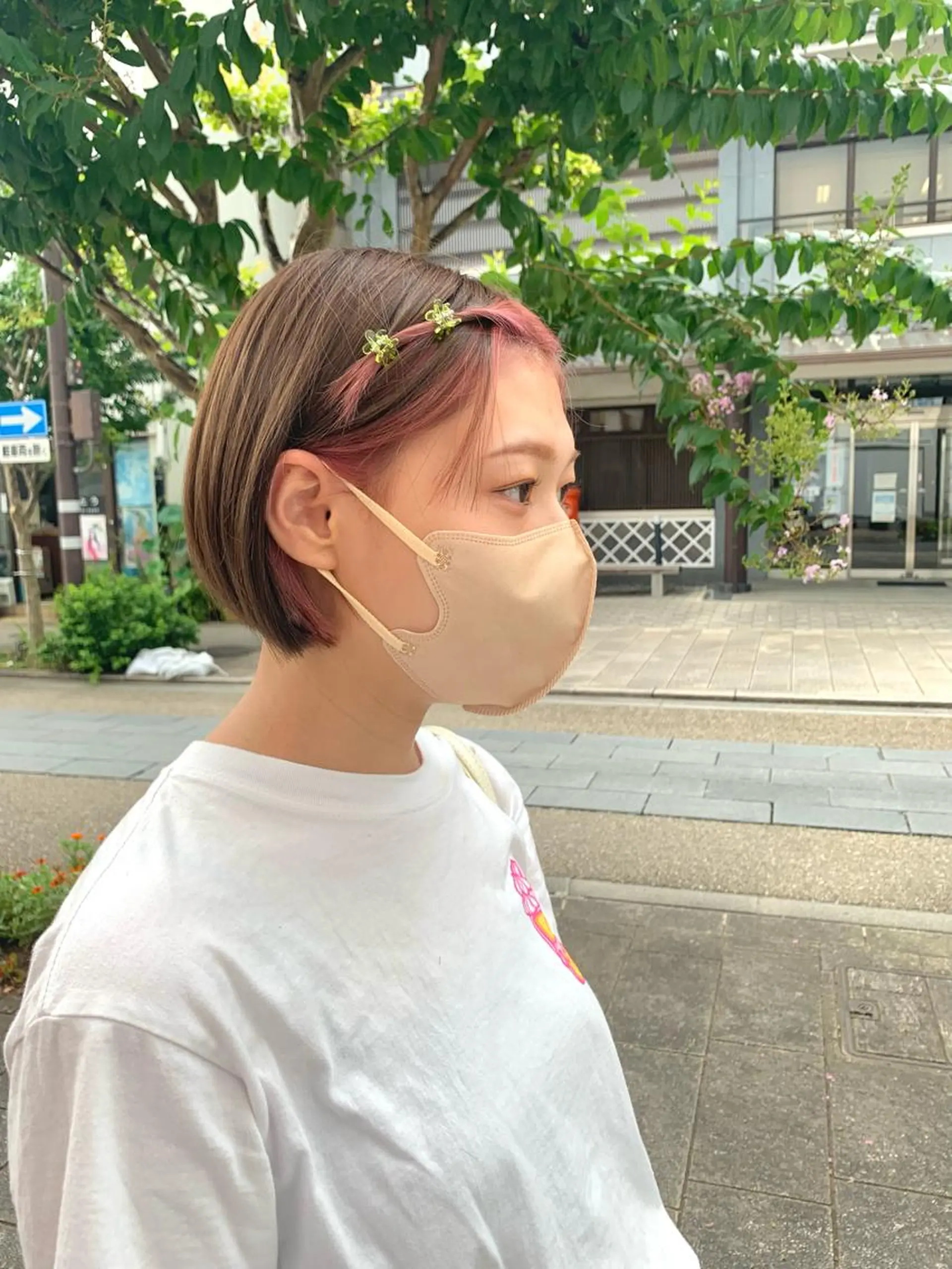ショート カラー ピンクカラー Lunapiena所属・Lunapiena 🫧ナナのヘアスタイル