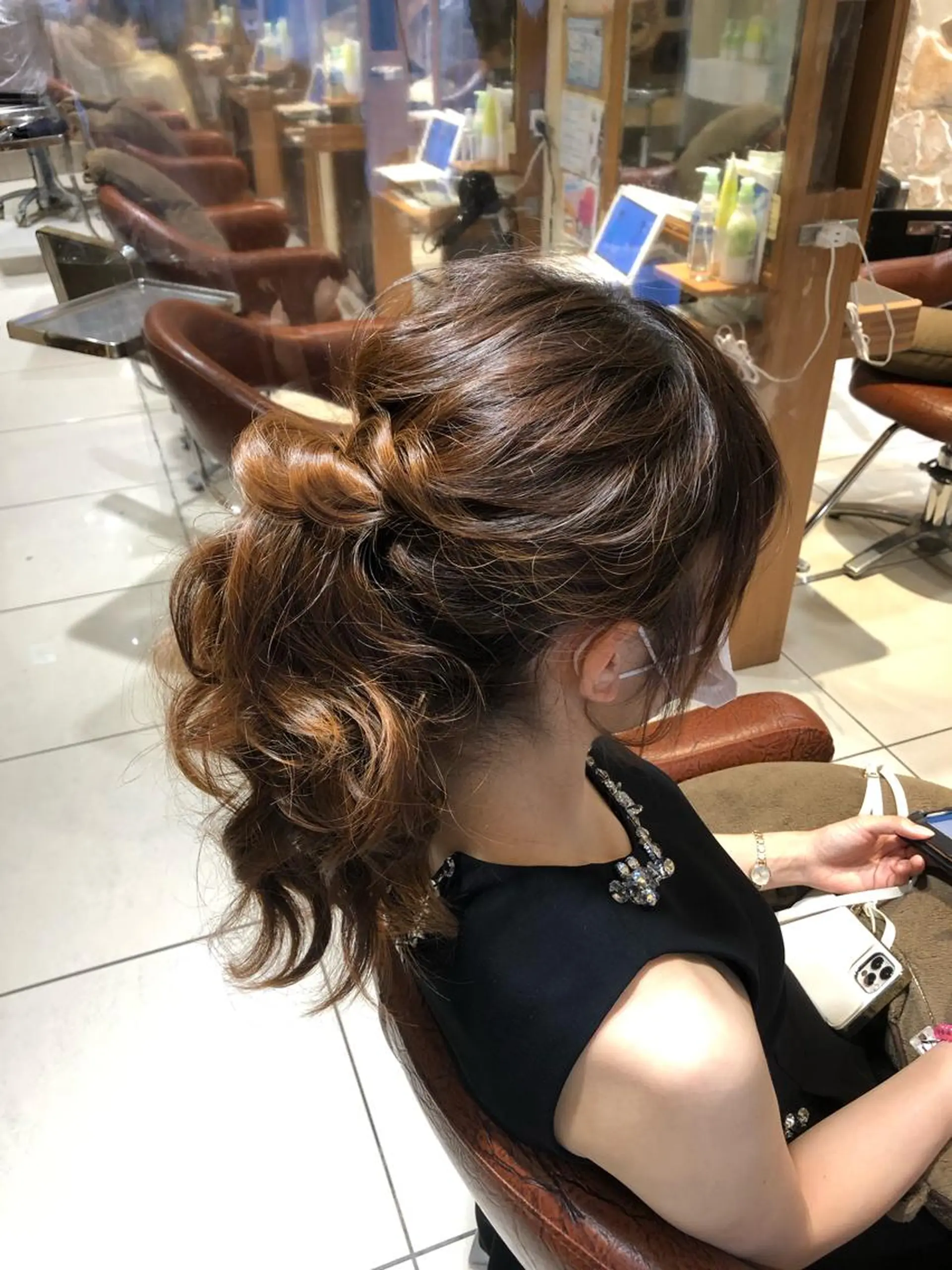 ロング ヘアアレンジ ヘアセット 【ディレクター 🧸🤍田澤 唯那】のヘアスタイル