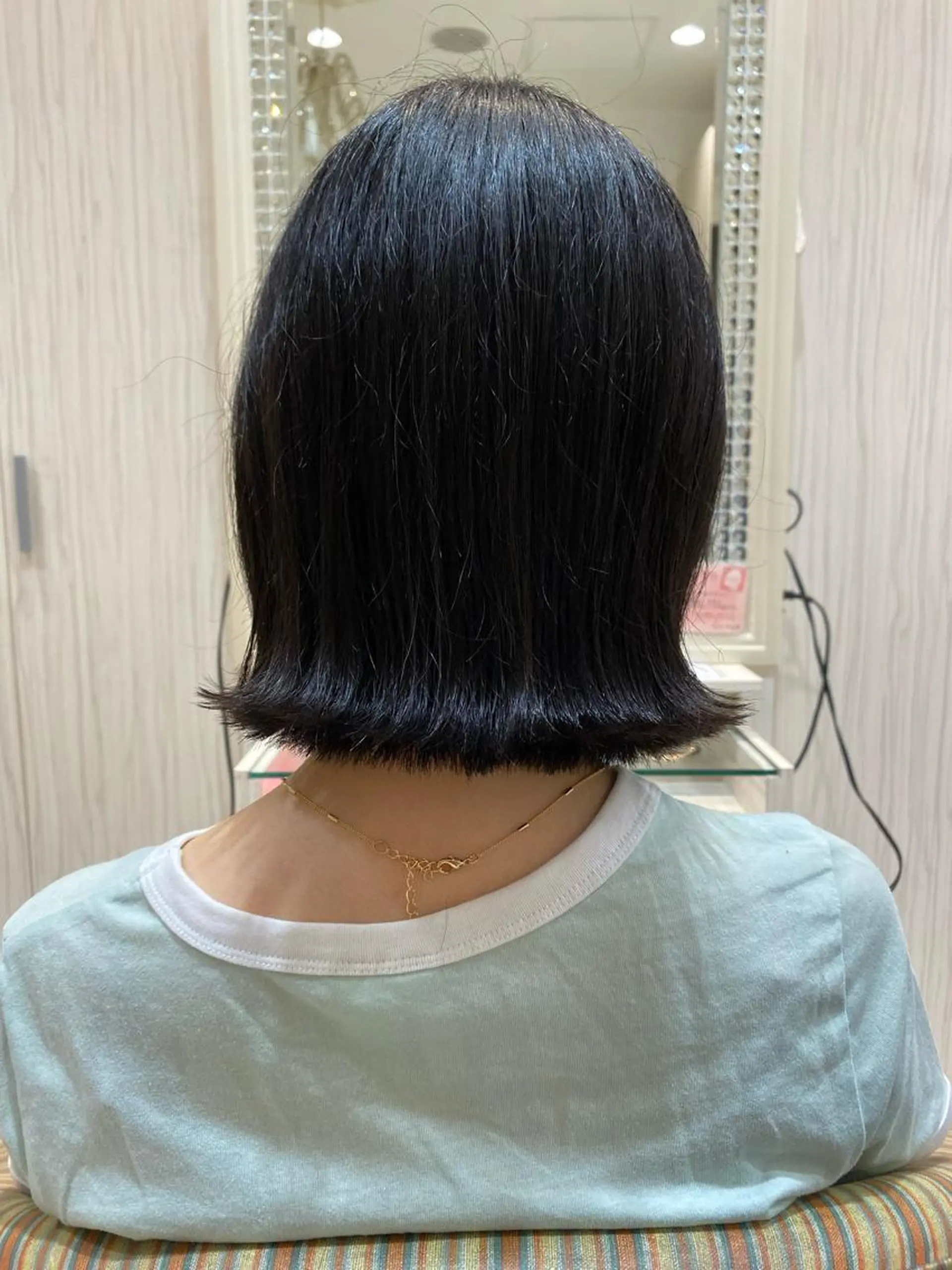 ミディアム ヘアアレンジ 切りっぱなしボブ ボブ 🥀暖色韓国ヘア💕 保科侑花のヘアスタイル
