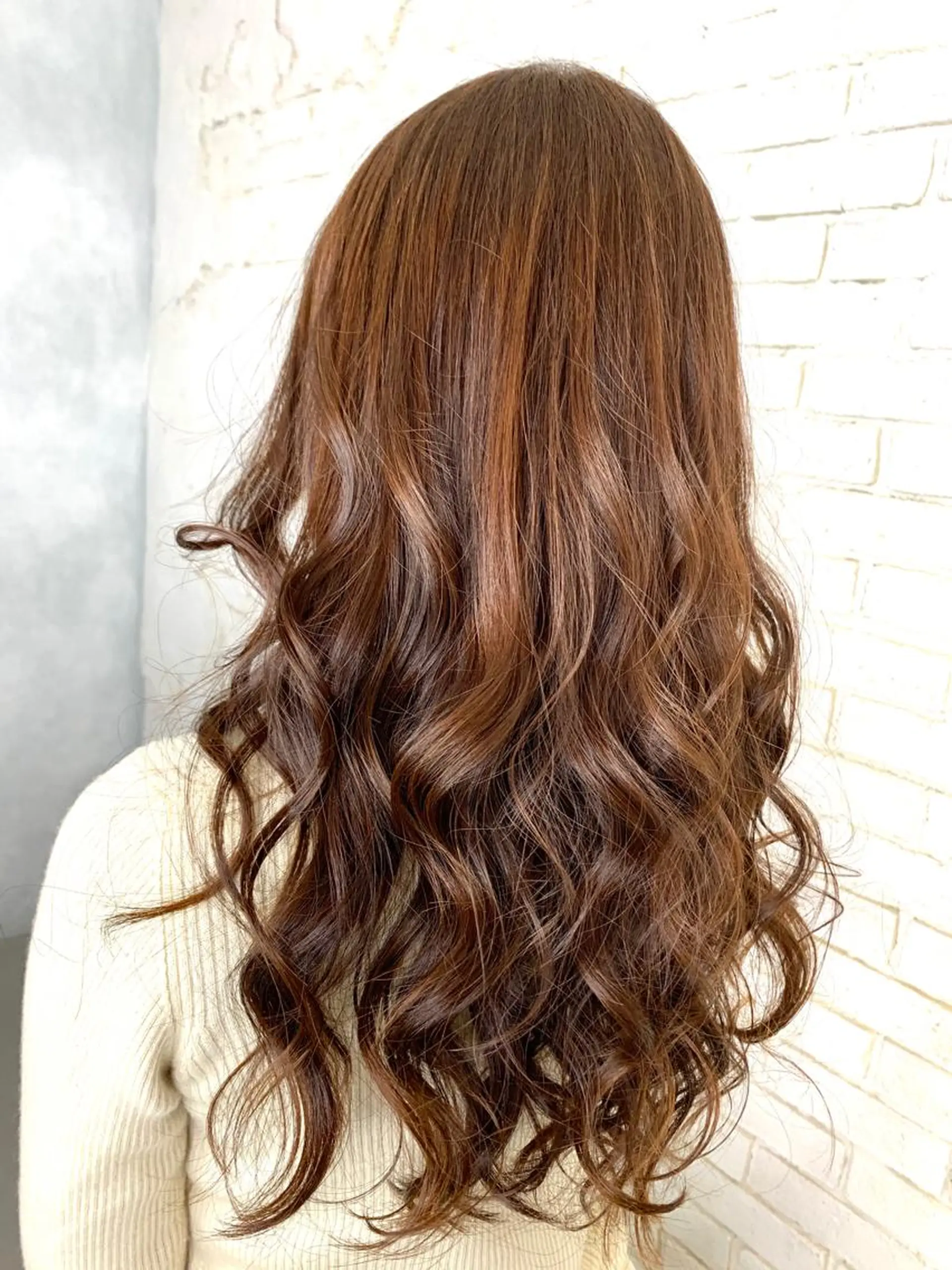 ロング u n aのヘアスタイル