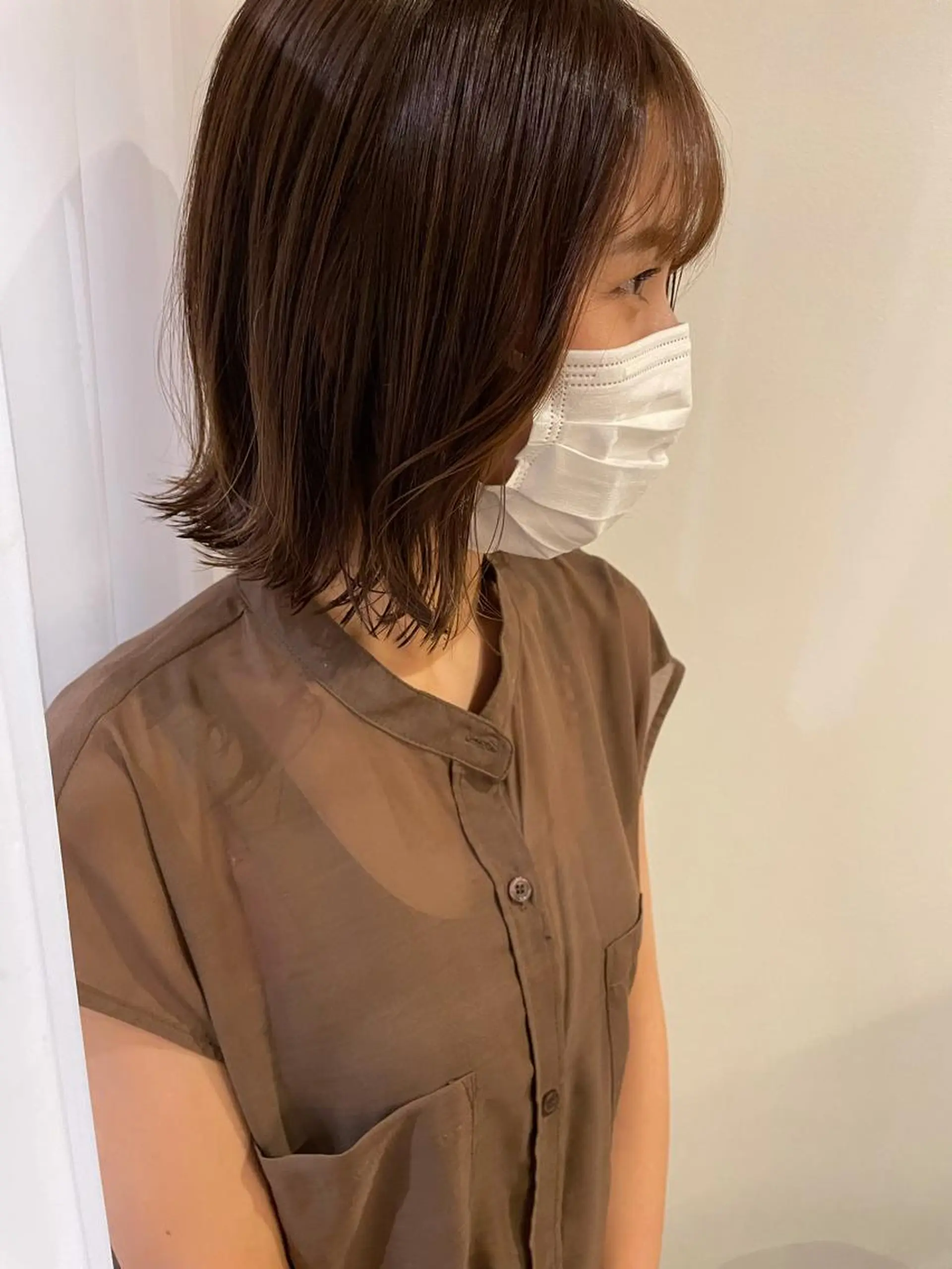 ミディアム 藤井 みなみのヘアスタイル