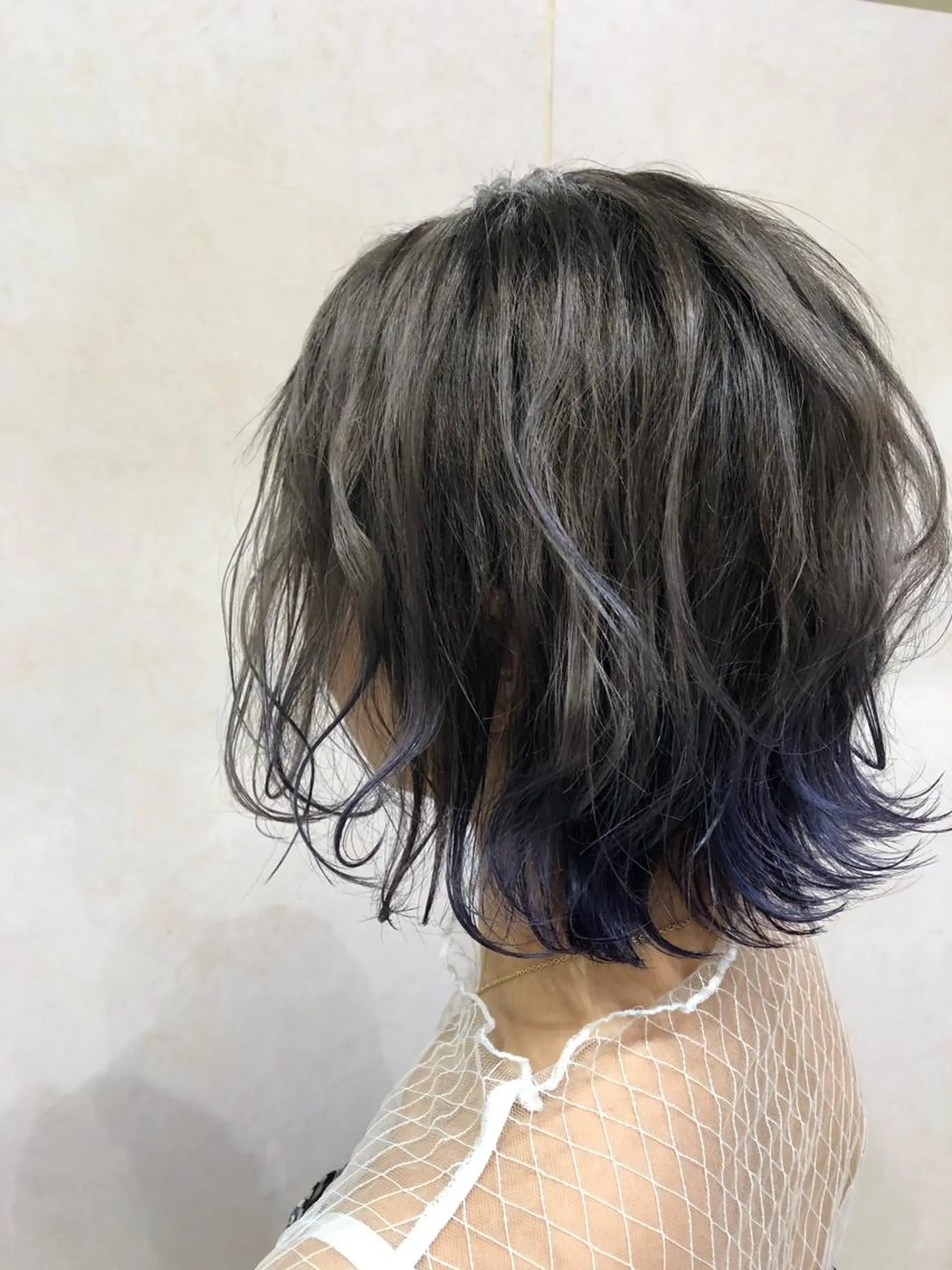 ショート カラー 波巻きスパイラル/ メンズパーマ/ゆうひのヘアスタイル