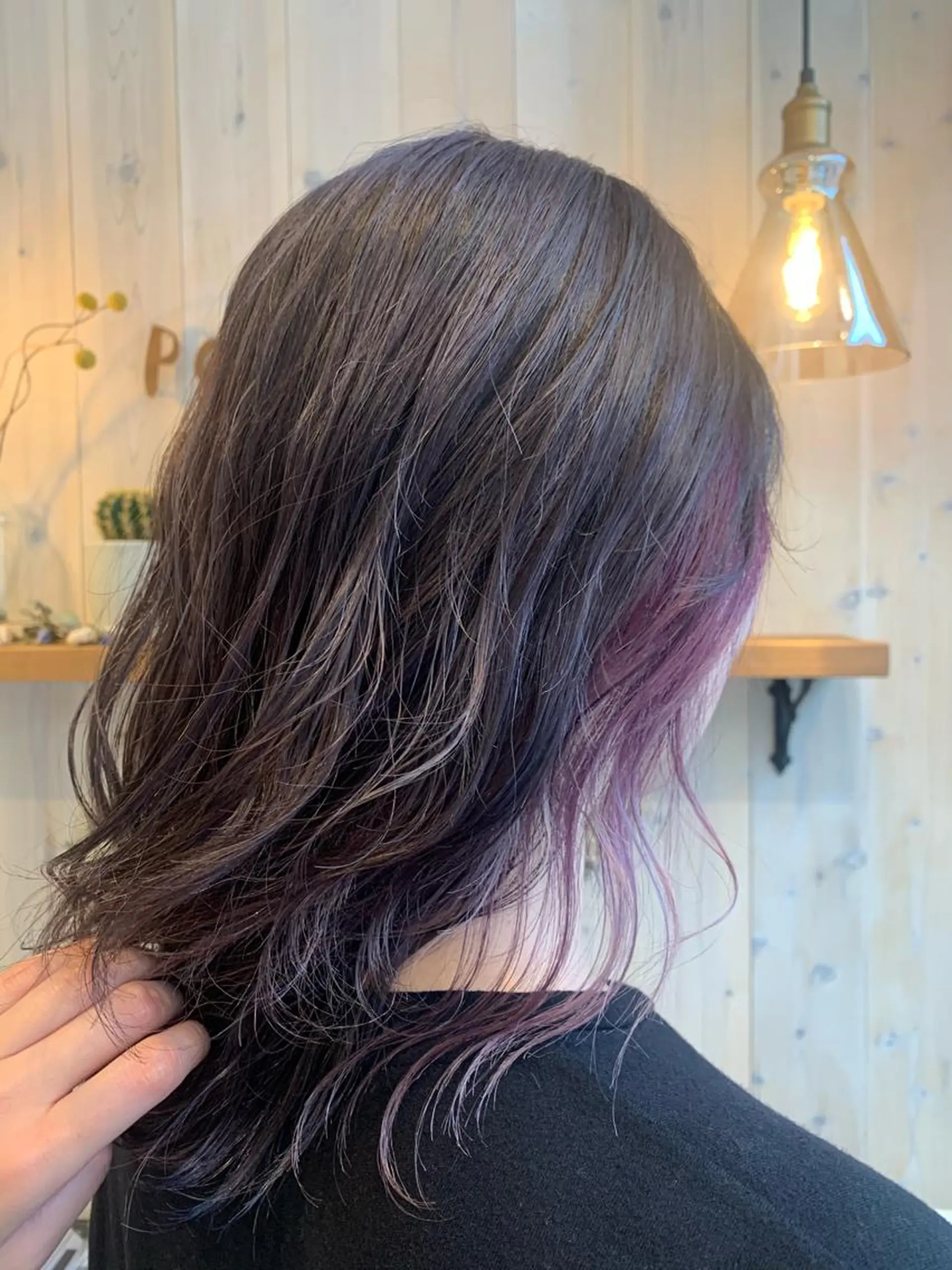 ミディアム カラー パープルカラー アニメオタク美容師✂ miharuのヘアスタイル