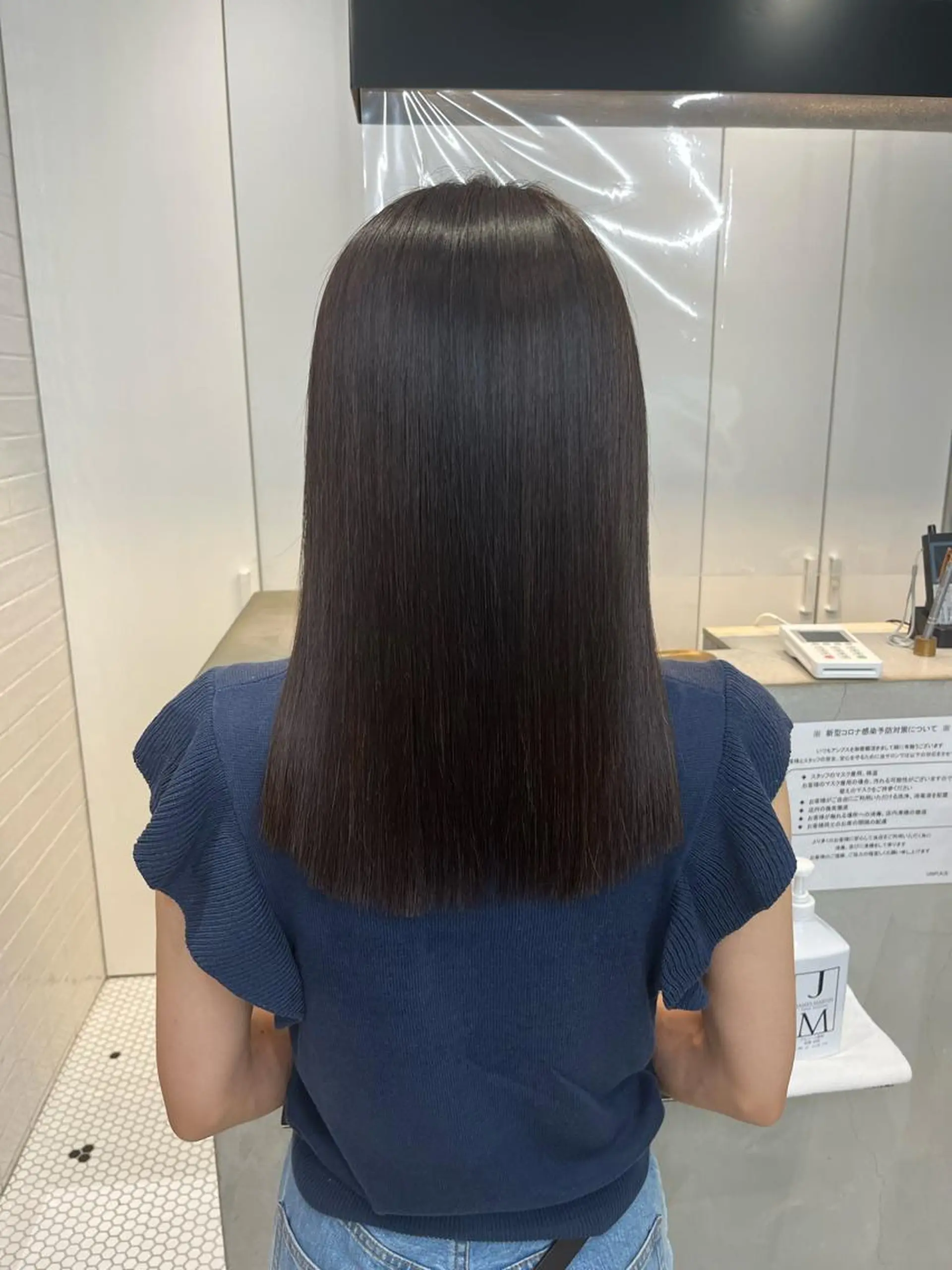 ミディアム カット 縮毛矯正 トリートメント orme所属・【髪質改善特化･ 福田航洋】のヘアスタイル